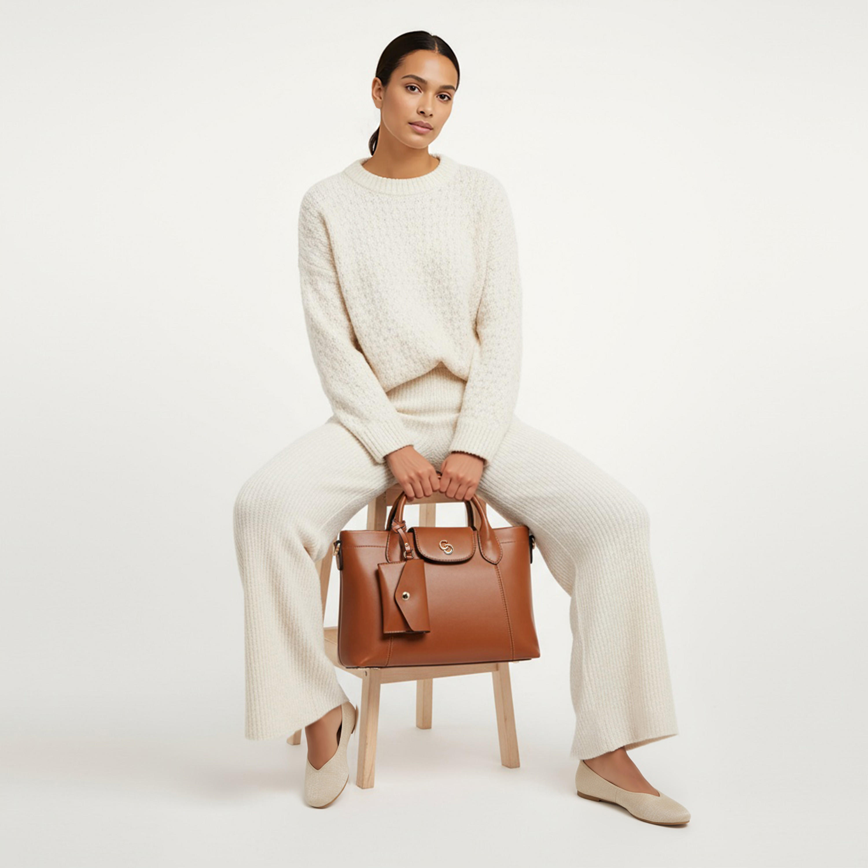 شنطة توت سادة مع شنطة صغيرة من سيليست-women-bagsandwallets-handbags-image-2