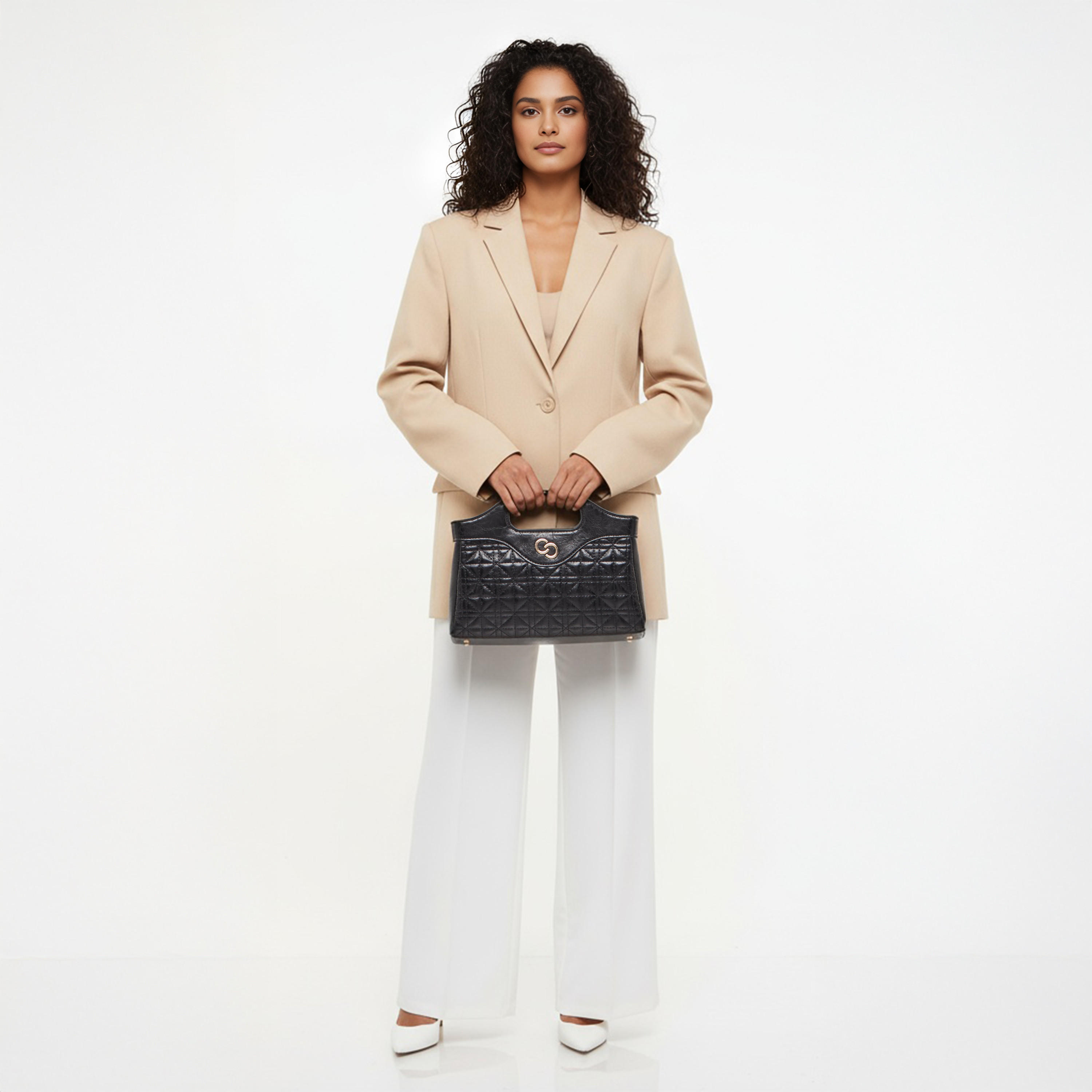 Celeste Quilted Tote Bag with Detachable Strap-women-bagsandwallets-handbags-image-2