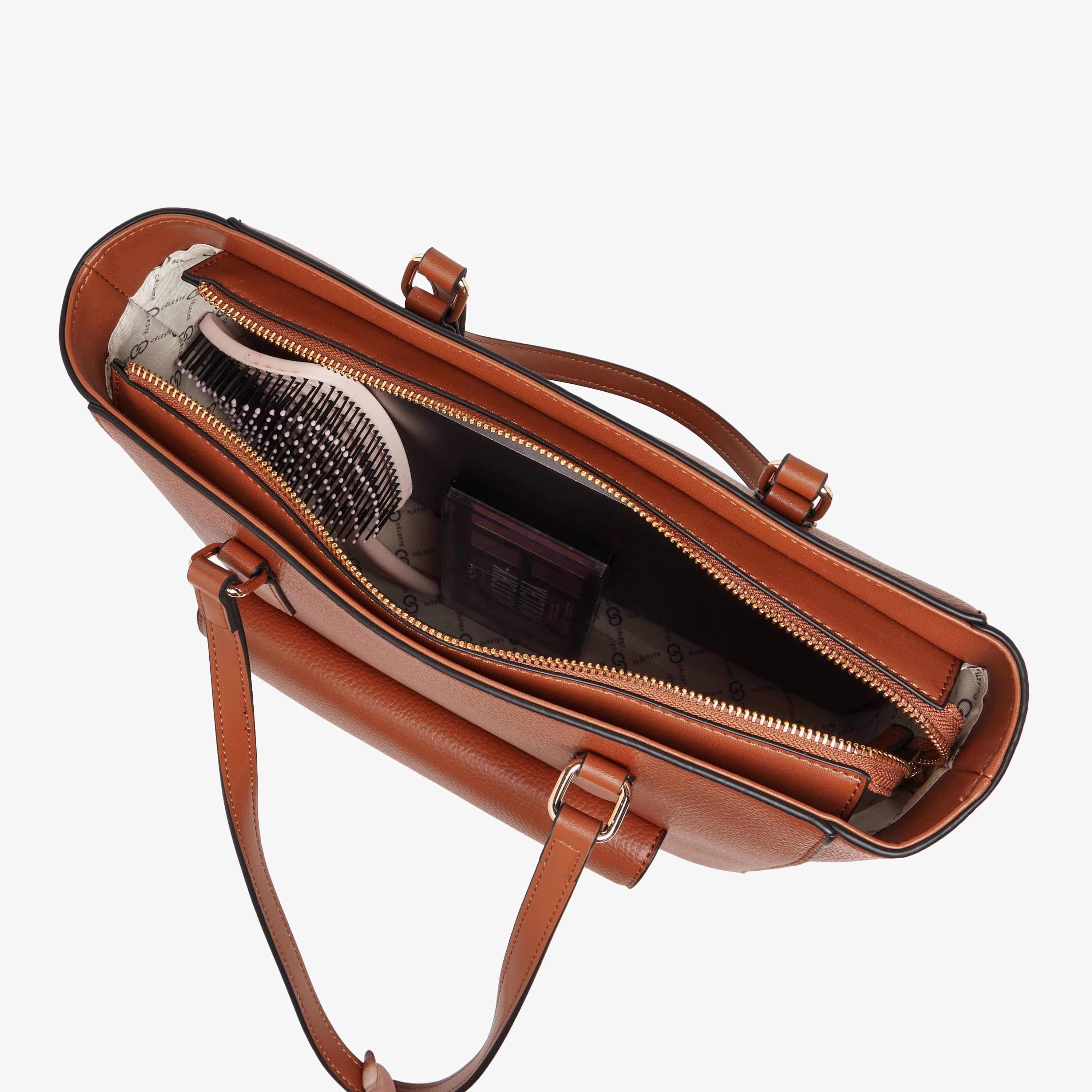 Celeste Solid Tote Bag with Double Handle-women-bagsandwallets-handbags-image-8