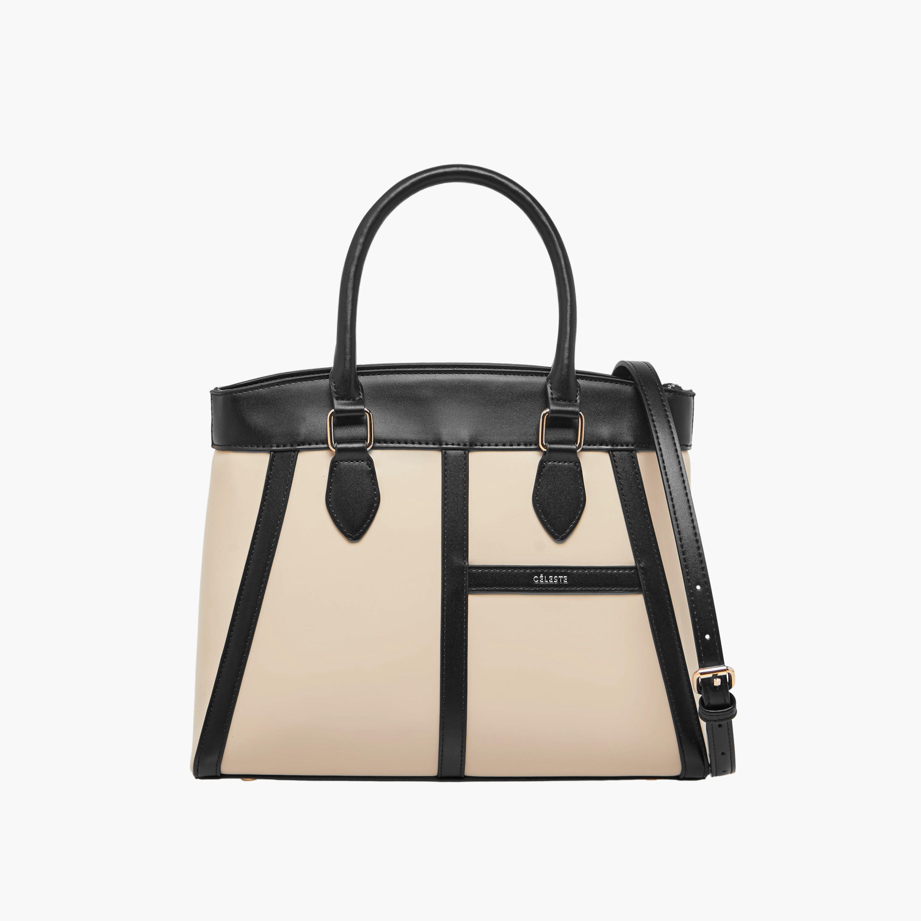 Celeste Panelled Tote Bag with Detachable Strap-women-bagsandwallets-handbags-image-1