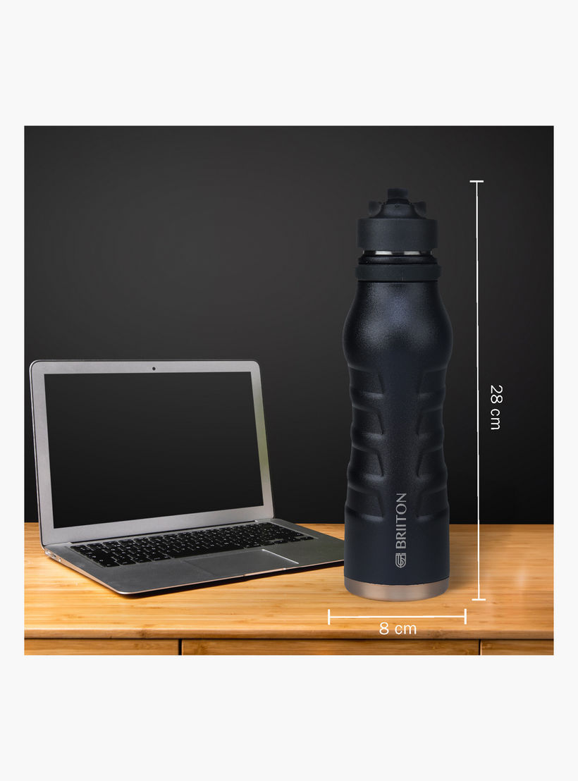 Briiton Logo Print Insulated Stainless Steel Water Bottle - 750 ml-household-dining-drinkserveware-bottles-image-3
