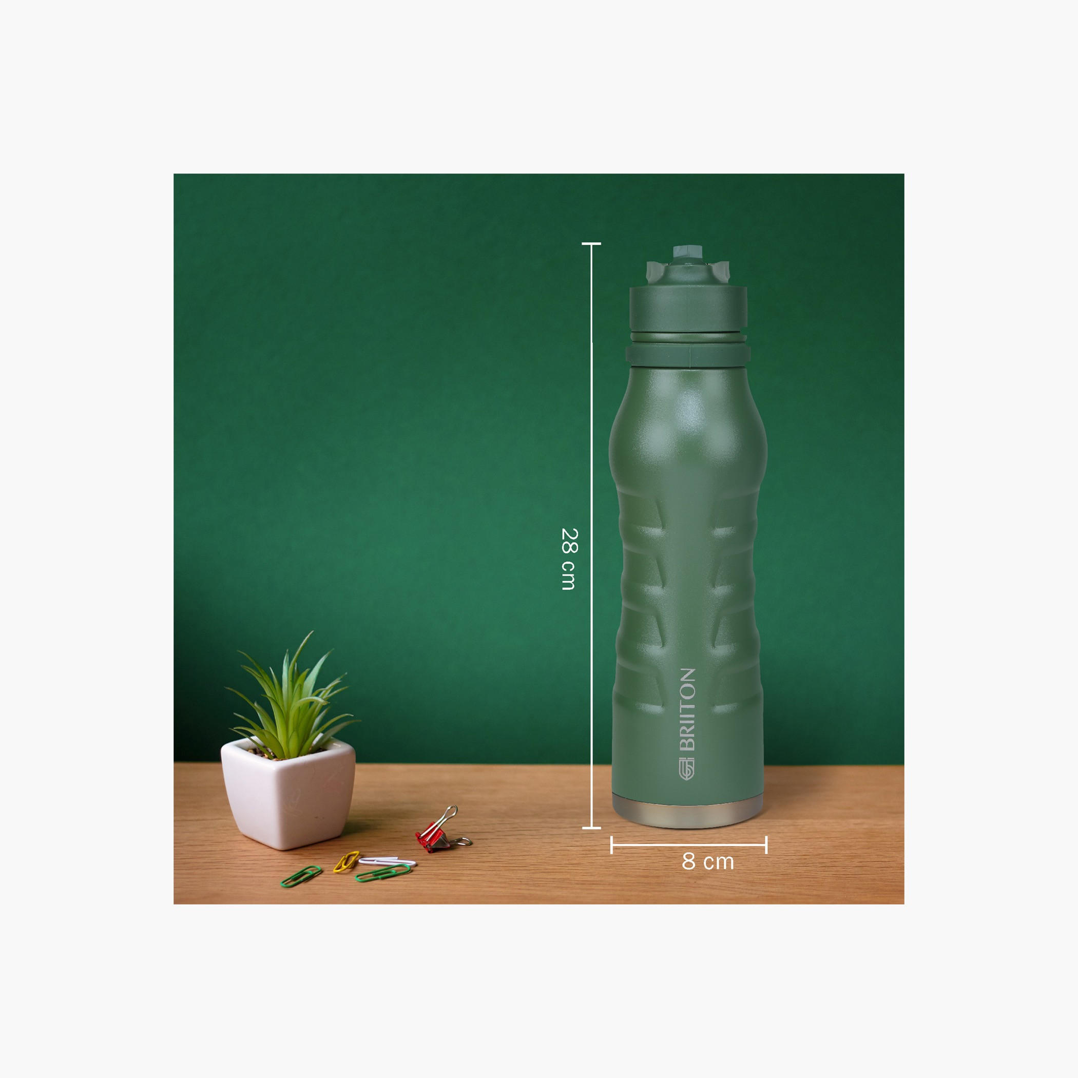 Briiton Logo Print Insulated Stainless Steel Water Bottle - 750 ml-household-dining-drinkserveware-bottles-image-3