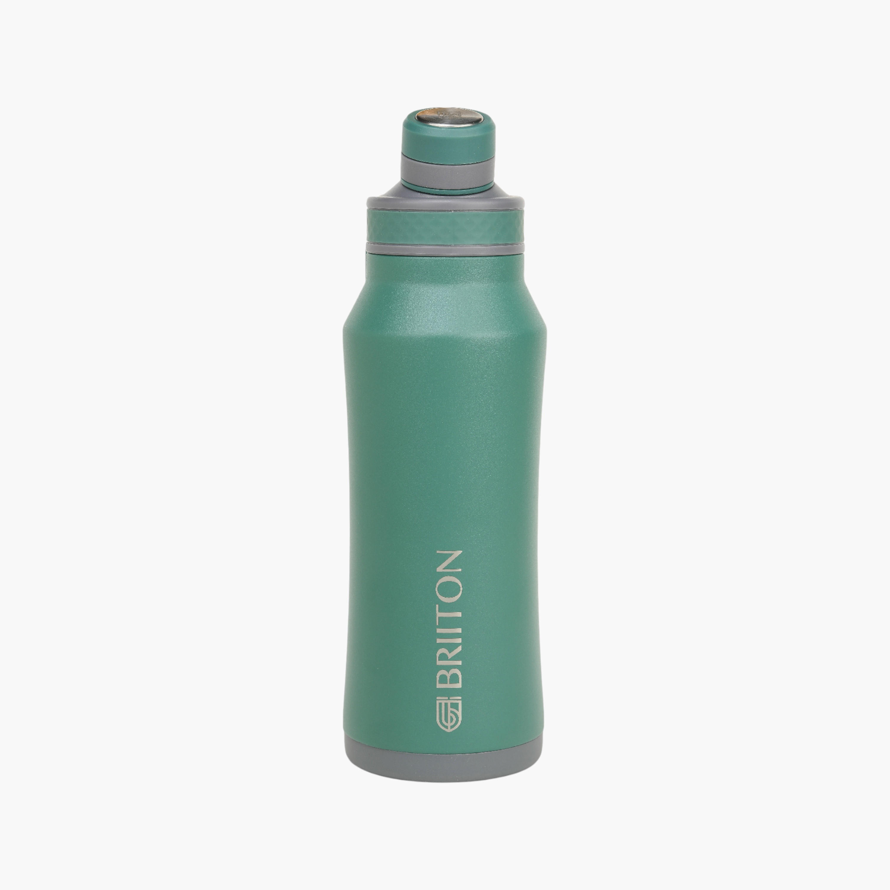 Briiton Logo Print Insulated Stainless Steel Water Bottle - 1 L-household-dining-drinkserveware-bottles-image-1