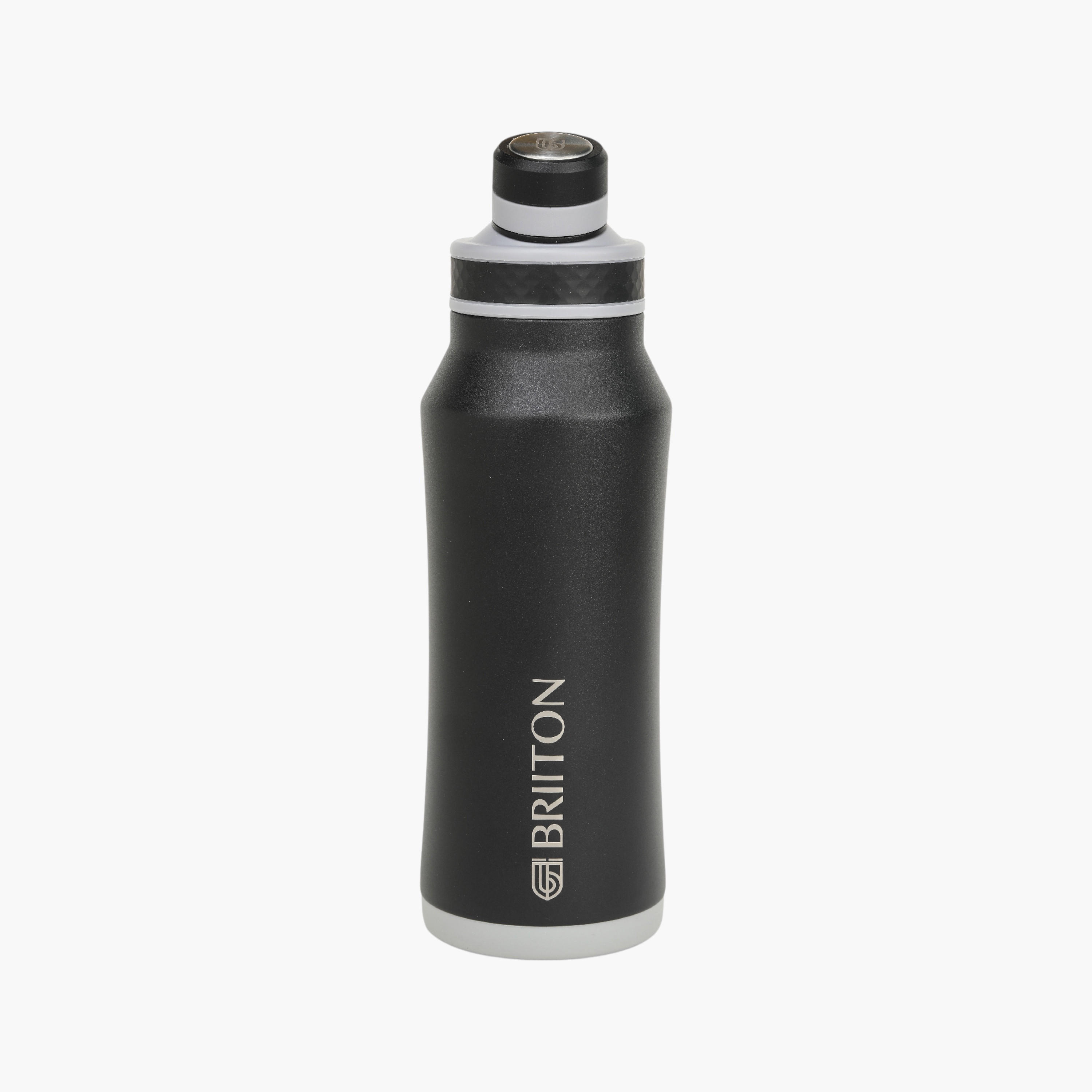 Briiton Logo Print Insulated Stainless Steel Water Bottle - 1 L-household-dining-drinkserveware-bottles-image-1