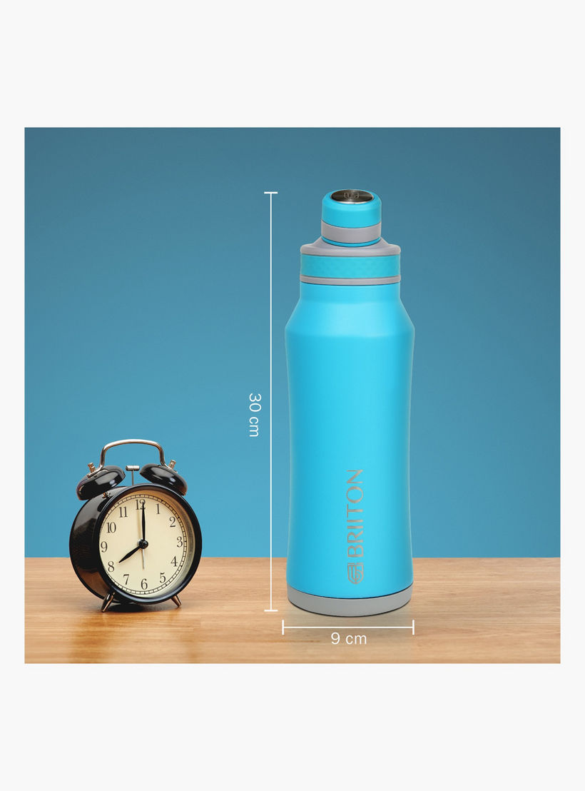 Briiton Logo Print Insulated Stainless Steel Water Bottle - 1 L-household-dining-drinkserveware-bottles-image-3