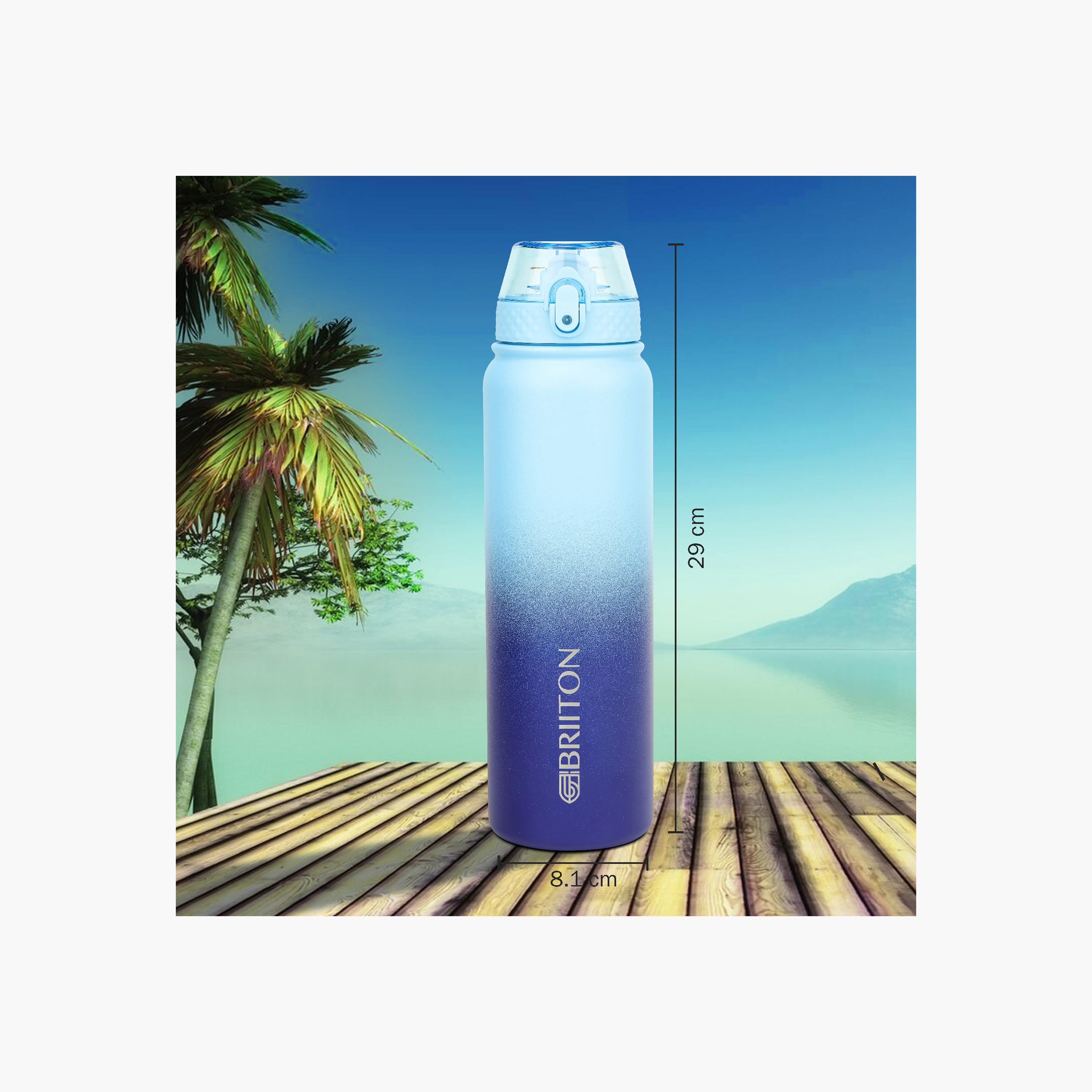 Briiton Ombre Insulated Stainless Steel Water Bottle - 1 L-household-dining-drinkserveware-bottles-image-3