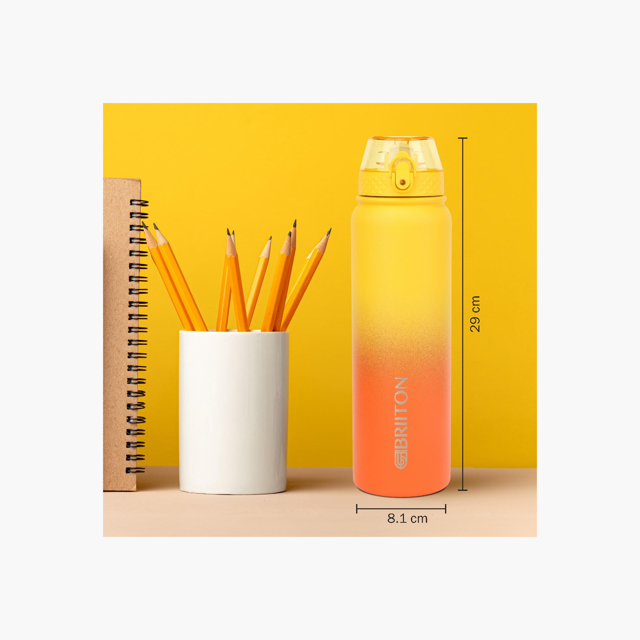 قاروة ماء ستانلس ستيل عازلة للحرارة بلون متدرج من بريتون - 1 لتر-household-dining-drinkserveware-bottles-image-3