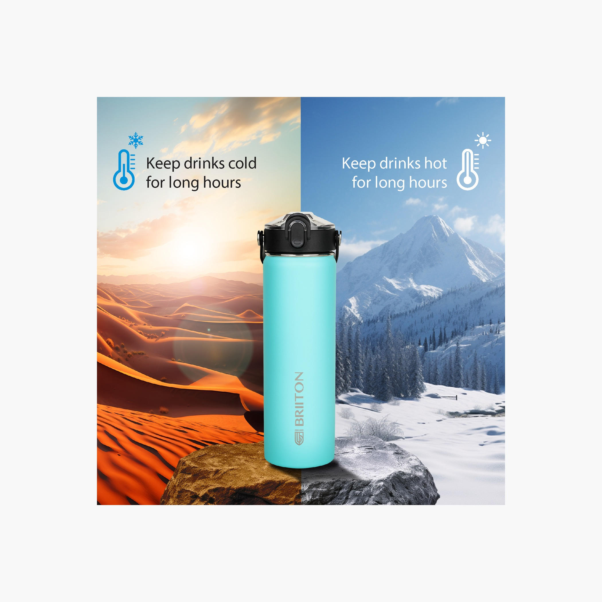 قارورة مياه ستانلس ستيل عازلة بطبعات شعار من بريتون - 750 مل-household-dining-drinkserveware-bottles-image-3