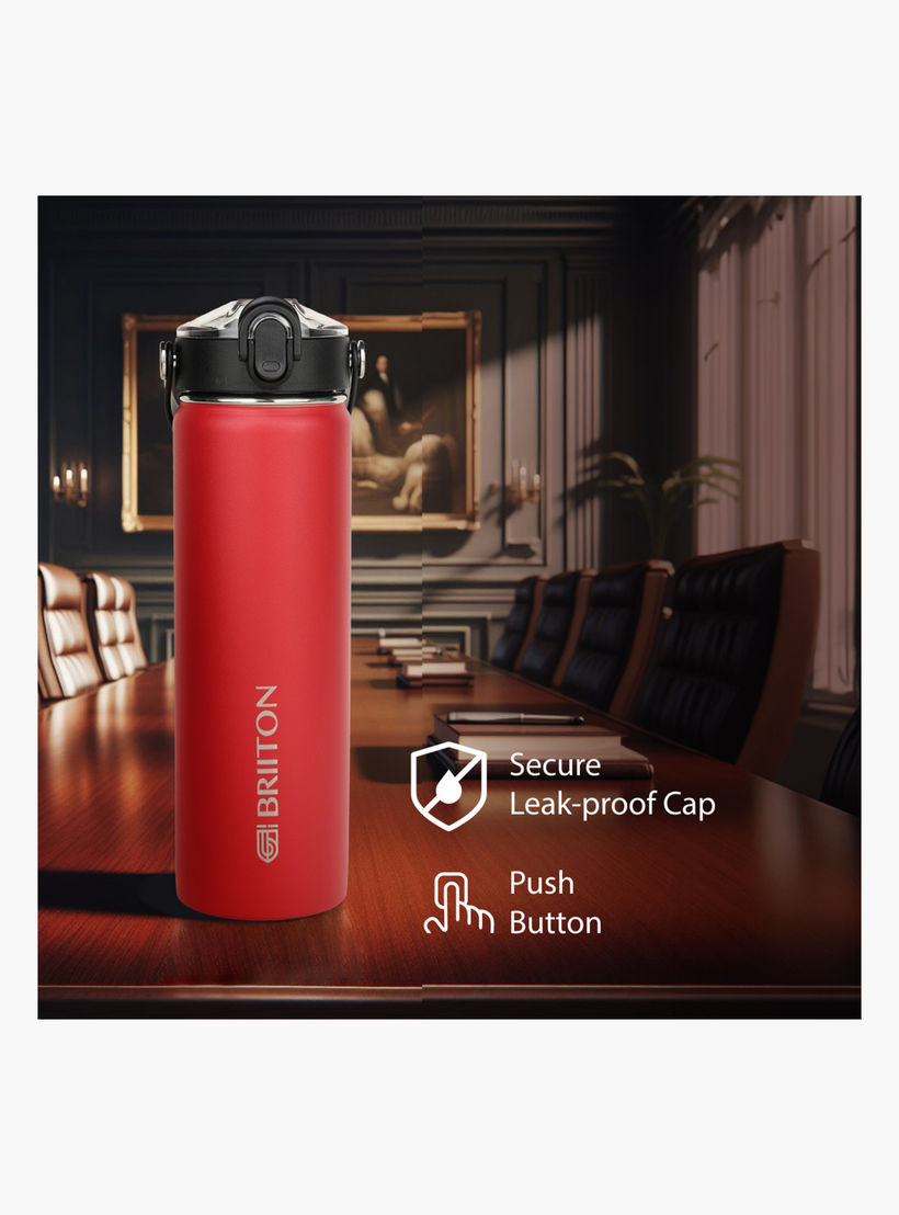 Briiton Logo Print Insulated Stainless Steel Water Bottle - 750 ml-household-dining-drinkserveware-bottles-image-2