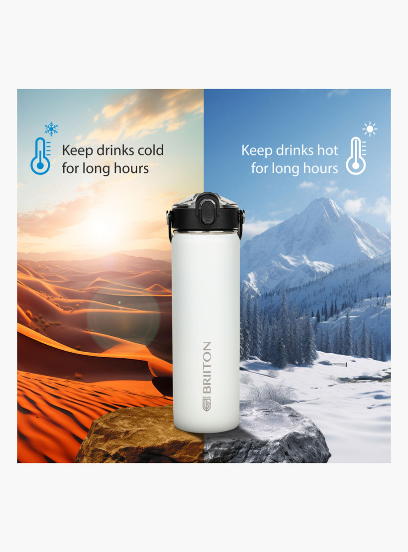 Briiton Logo Print Insulated Stainless Steel Water Bottle - 750 ml-household-dining-drinkserveware-bottles-image-3