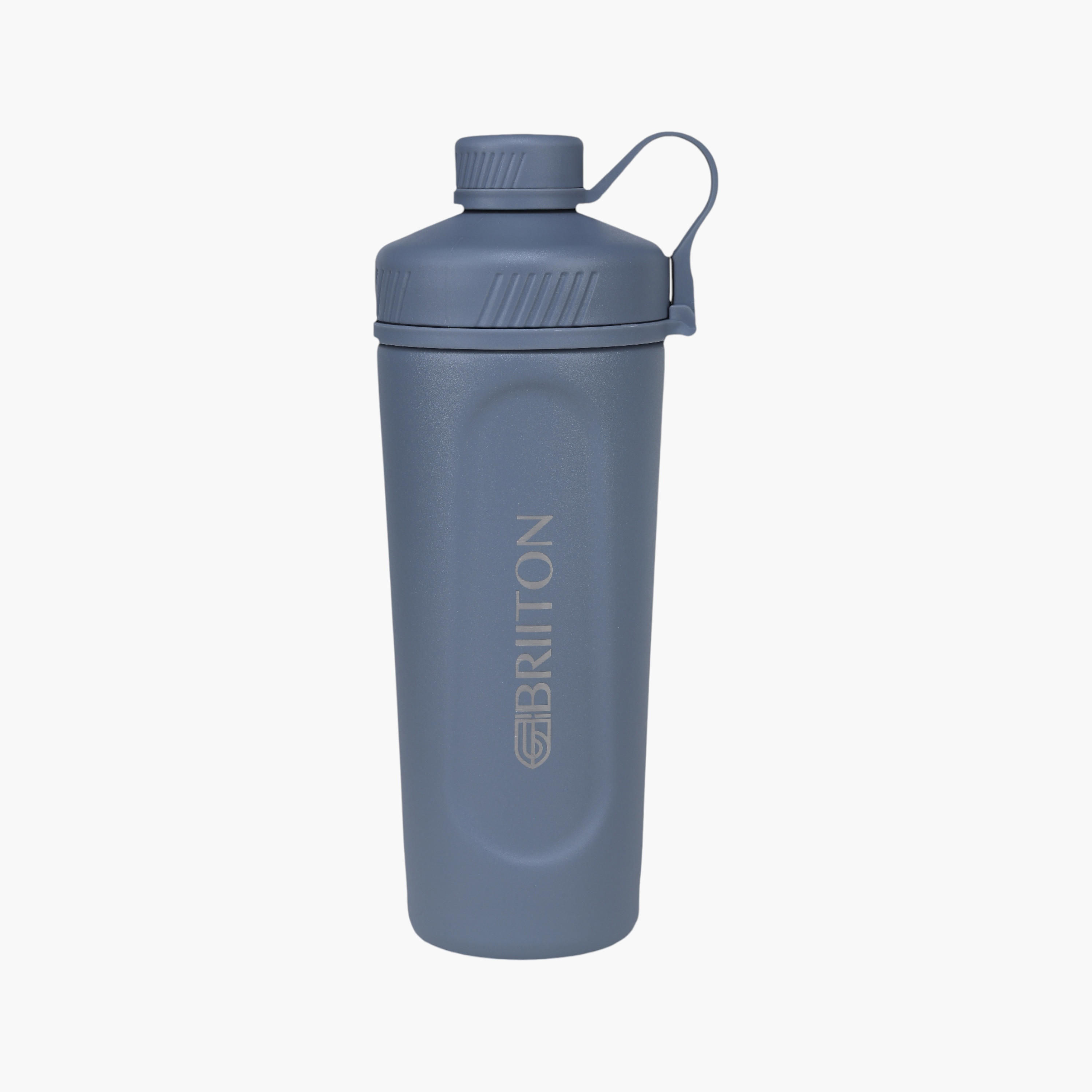 قاروة ماء ستانلس ستيل عازلة للحرارة بطبعات شعار من بريتون - 650 مل-household-dining-drinkserveware-bottles-image-1