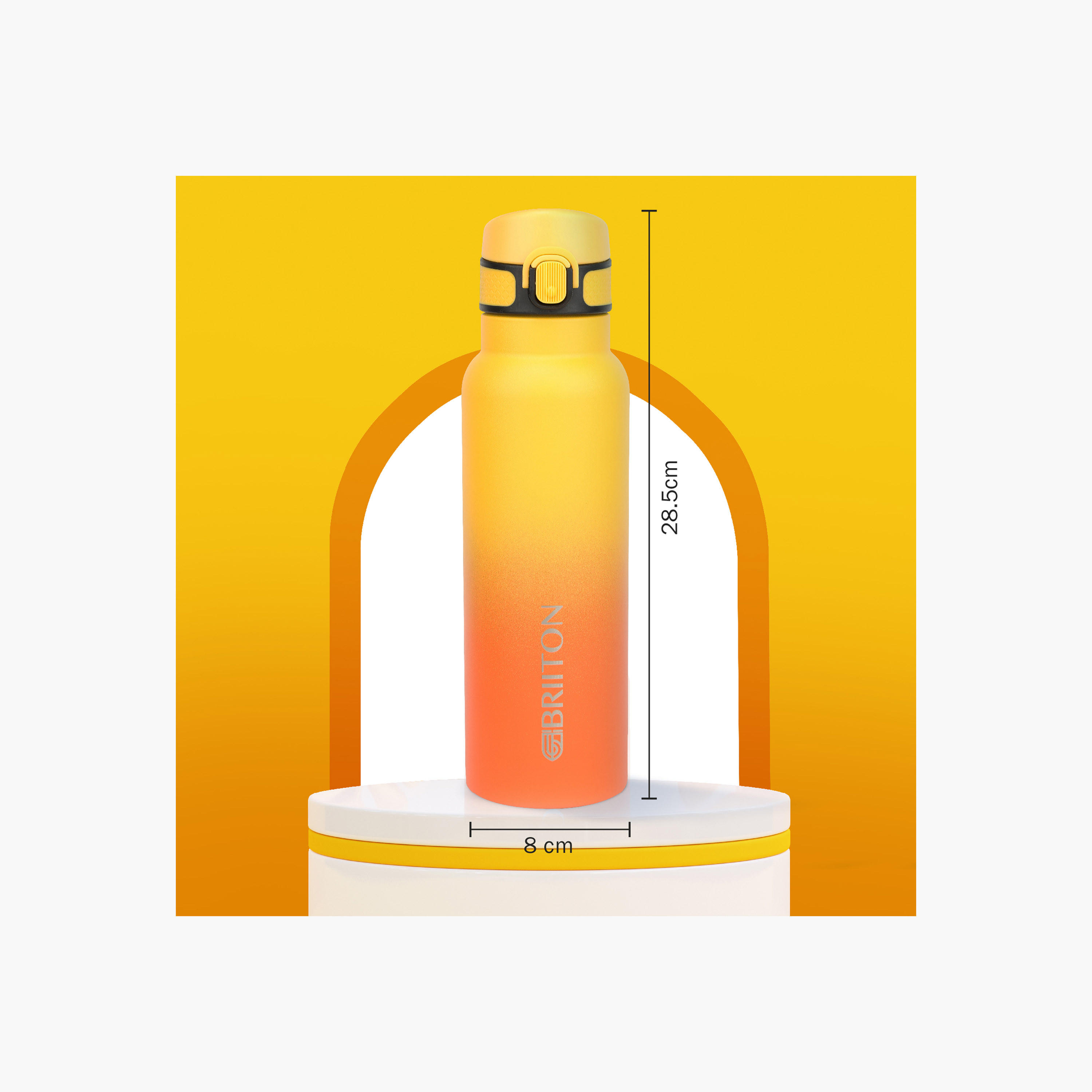 Briiton Ombre Insulated Stainless Steel Water Bottle - 750 ml-household-dining-drinkserveware-bottles-image-3