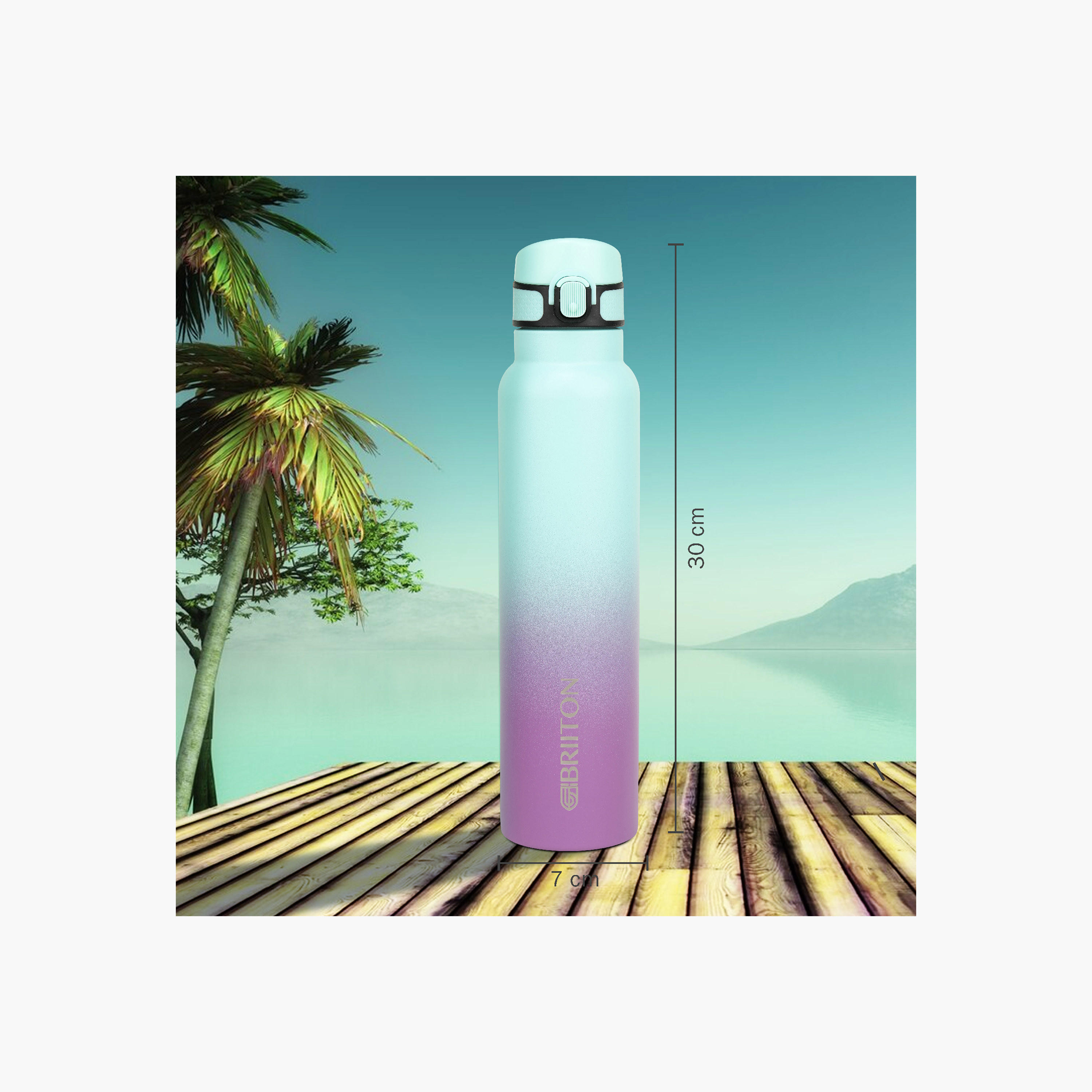Briiton Ombre Insulated Stainless Steel Water Bottle - 1 L-household-dining-drinkserveware-bottles-image-3