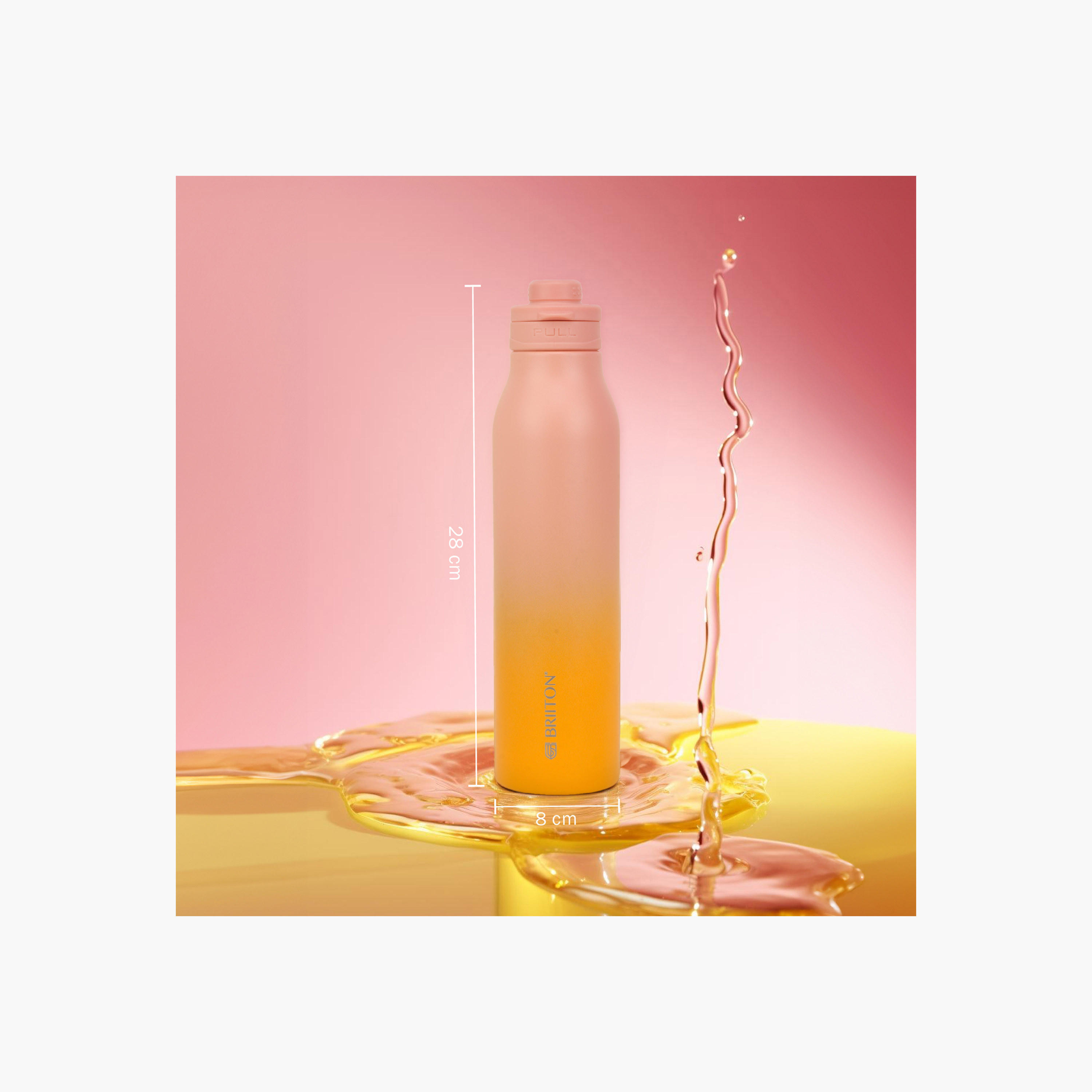قارورة مياه ستانلس ستيل عازلة للحرارة بجدار مزدوج ولون متدرج من بريتون - 750 مل-household-dining-drinkserveware-bottles-image-3