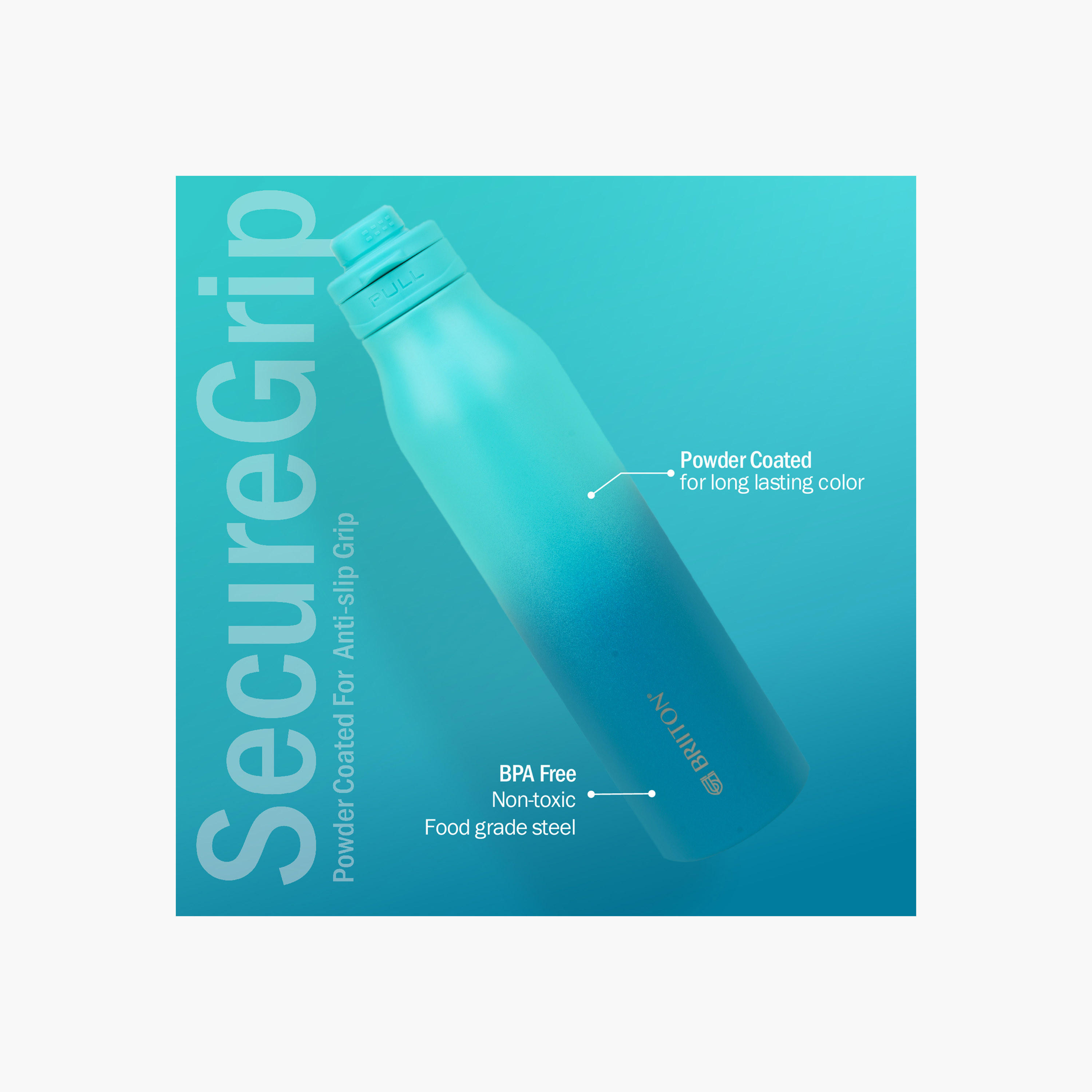قارورة مياه ستانلس ستيل عازلة للحرارة بجدار مزدوج من بريتون - 750 مل-household-dining-drinkserveware-bottles-image-2