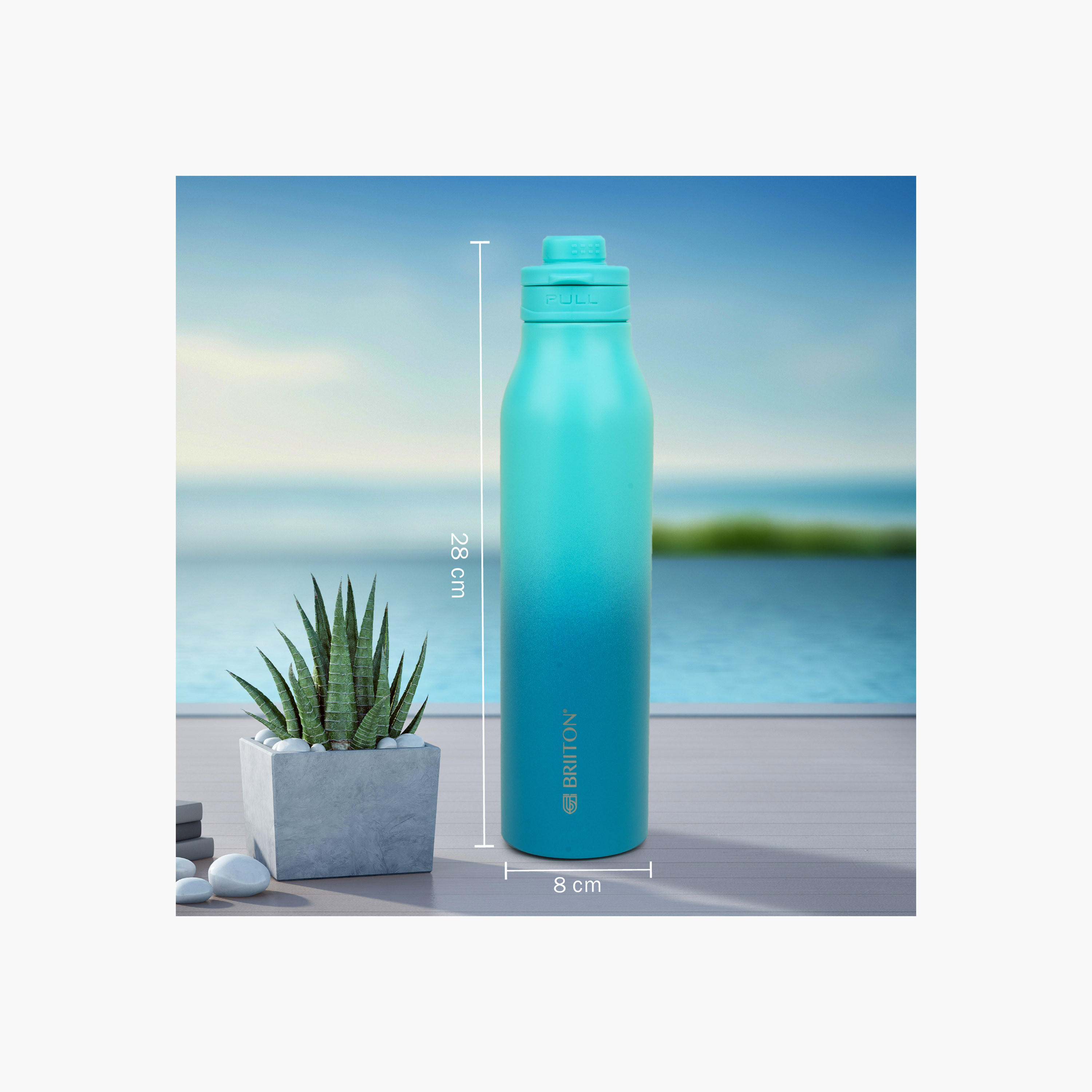 قارورة مياه ستانلس ستيل عازلة للحرارة بجدار مزدوج من بريتون - 750 مل-household-dining-drinkserveware-bottles-image-3