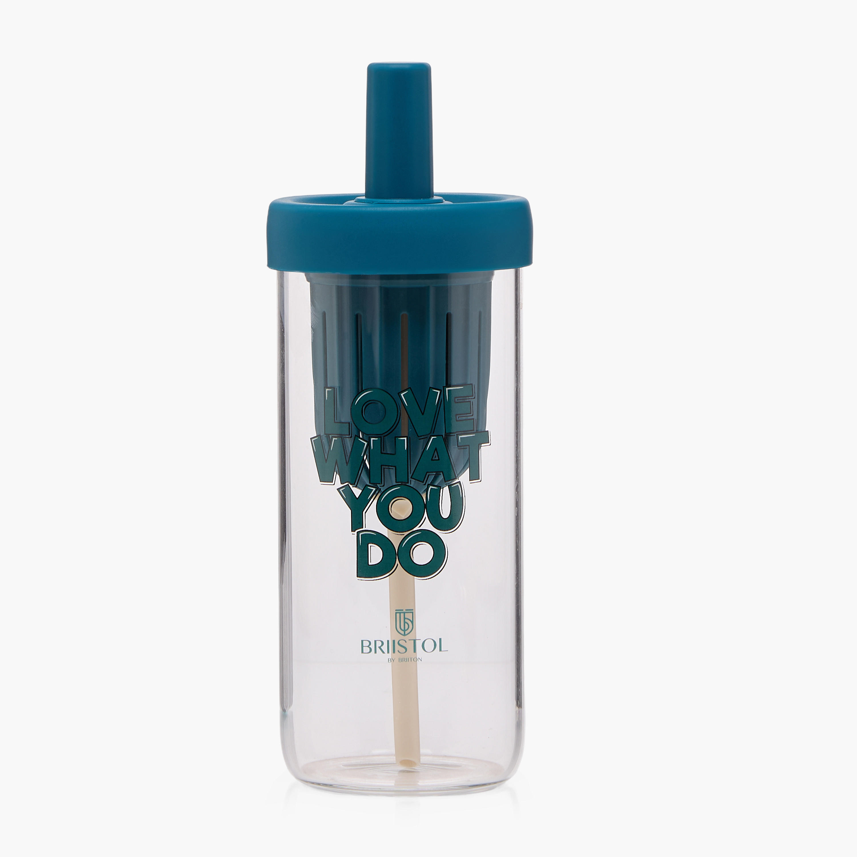 Briiton Printed Glass Water Bottle - 650 ml-household-dining-drinkserveware-bottles-image-1