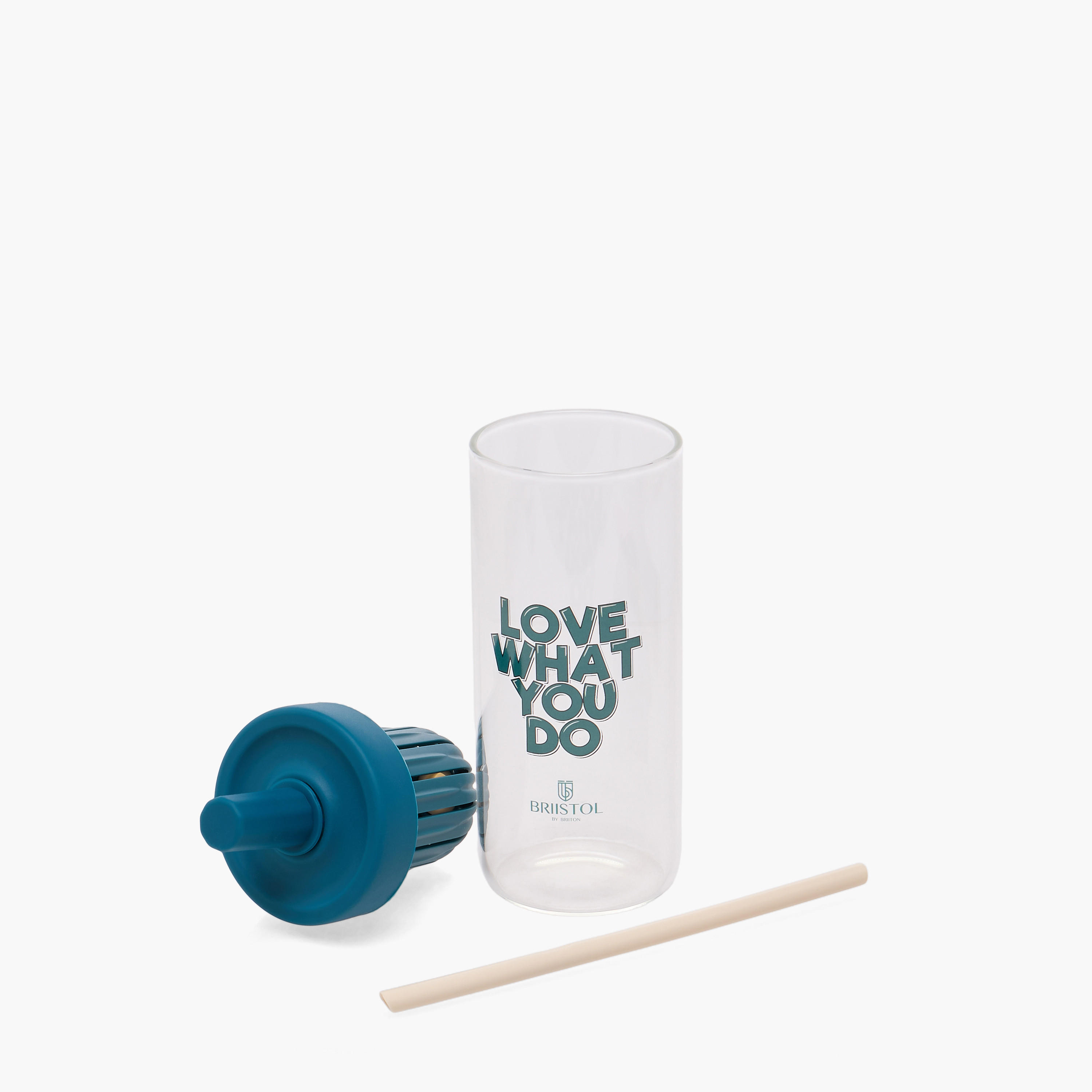 Briiton Printed Glass Water Bottle - 650 ml-household-dining-drinkserveware-bottles-image-3