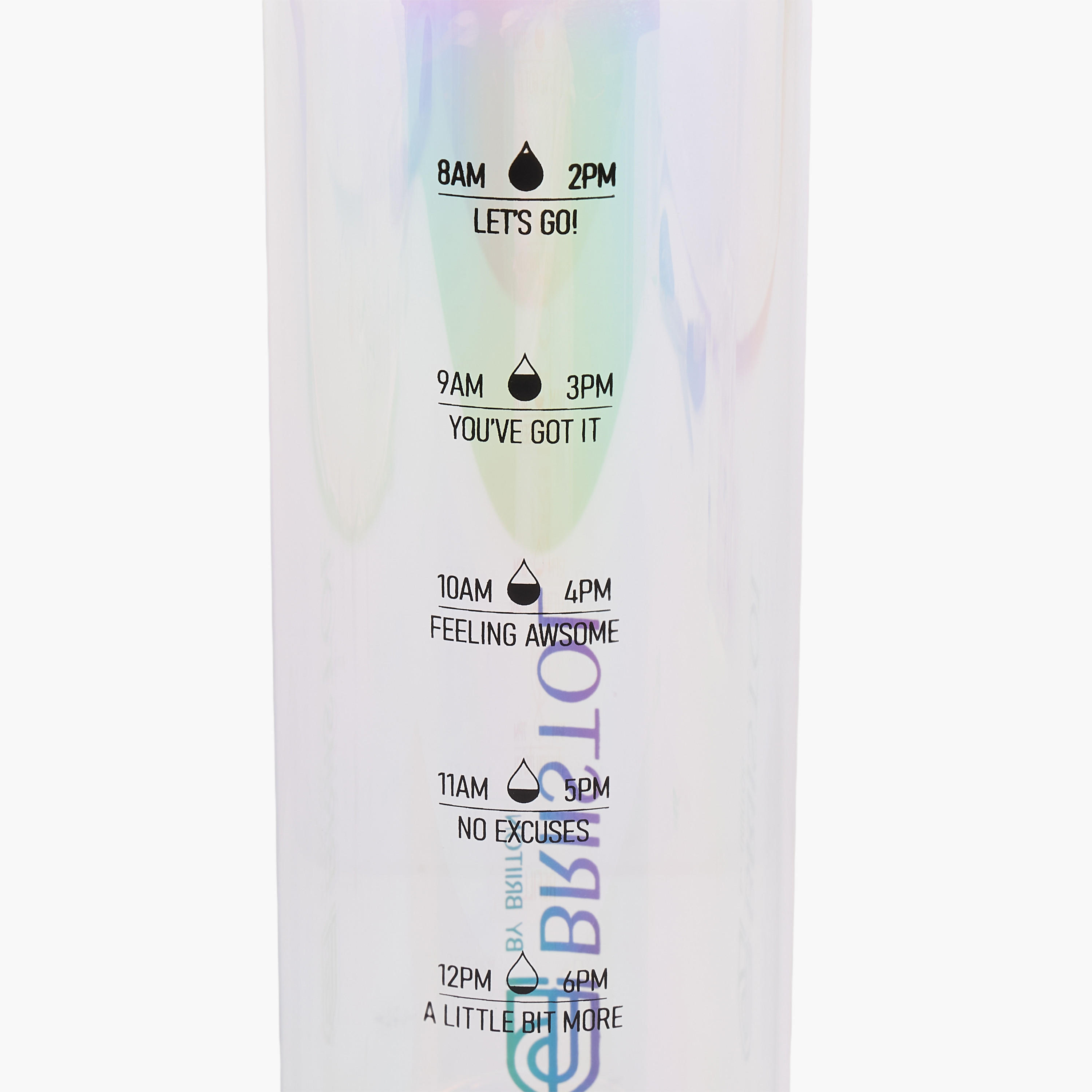 Briiton Rainbow Shaded Glass Water Bottle with Handle - 1 L-household-dining-drinkserveware-bottles-image-4