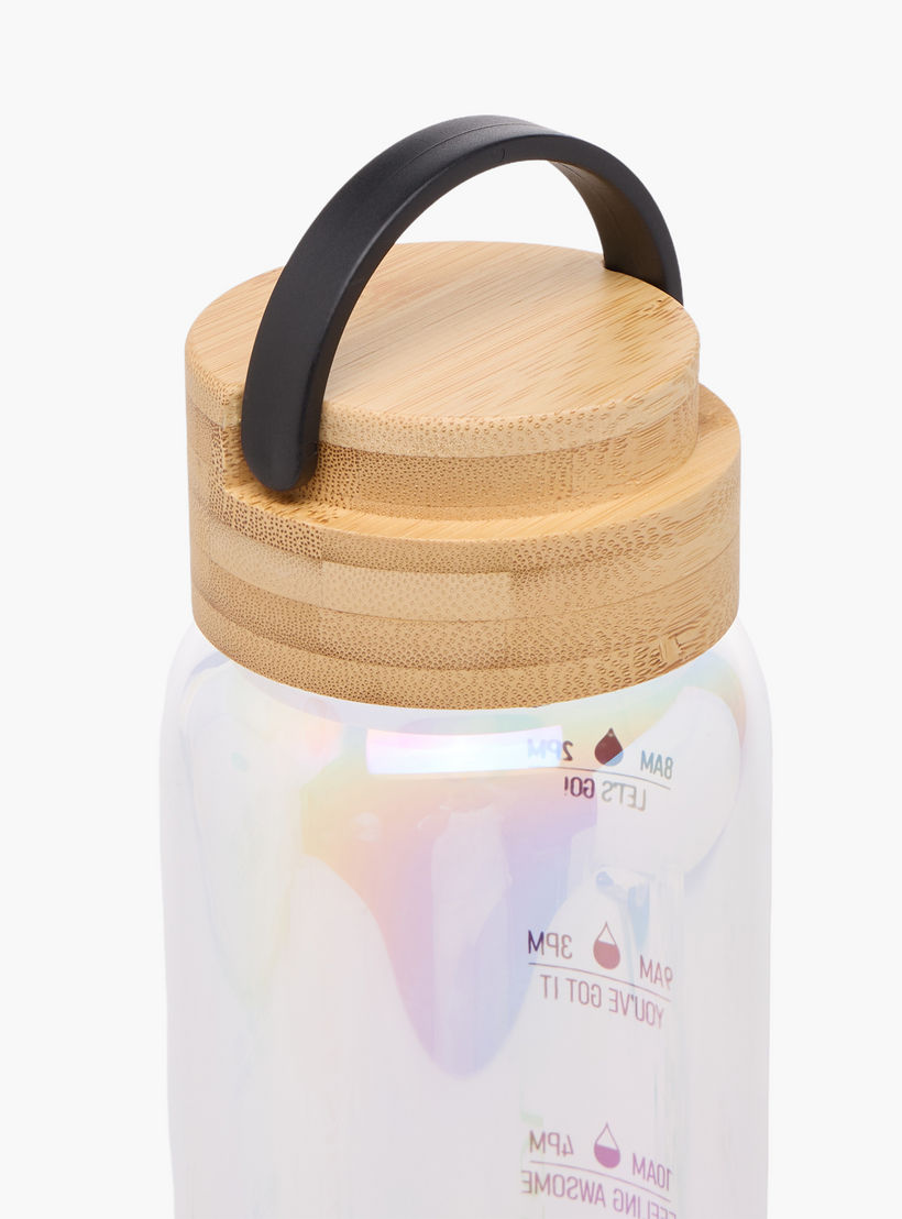 Briiton Rainbow Shaded Glass Water Bottle with Handle - 1 L-household-dining-drinkserveware-bottles-image-5