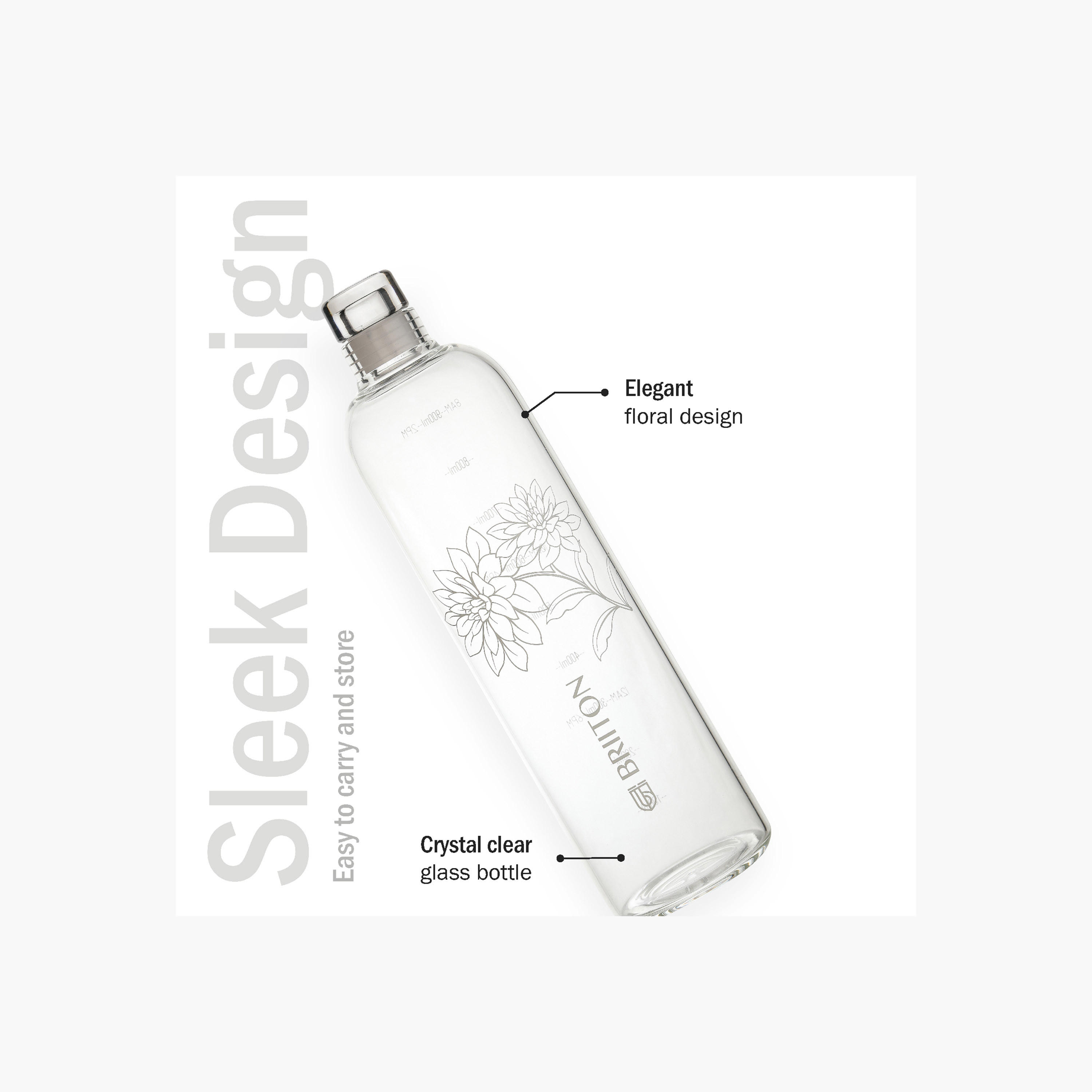 قارورة مياه زجاج - بريتون - 1 لتر-household-dining-drinkserveware-bottles-image-2