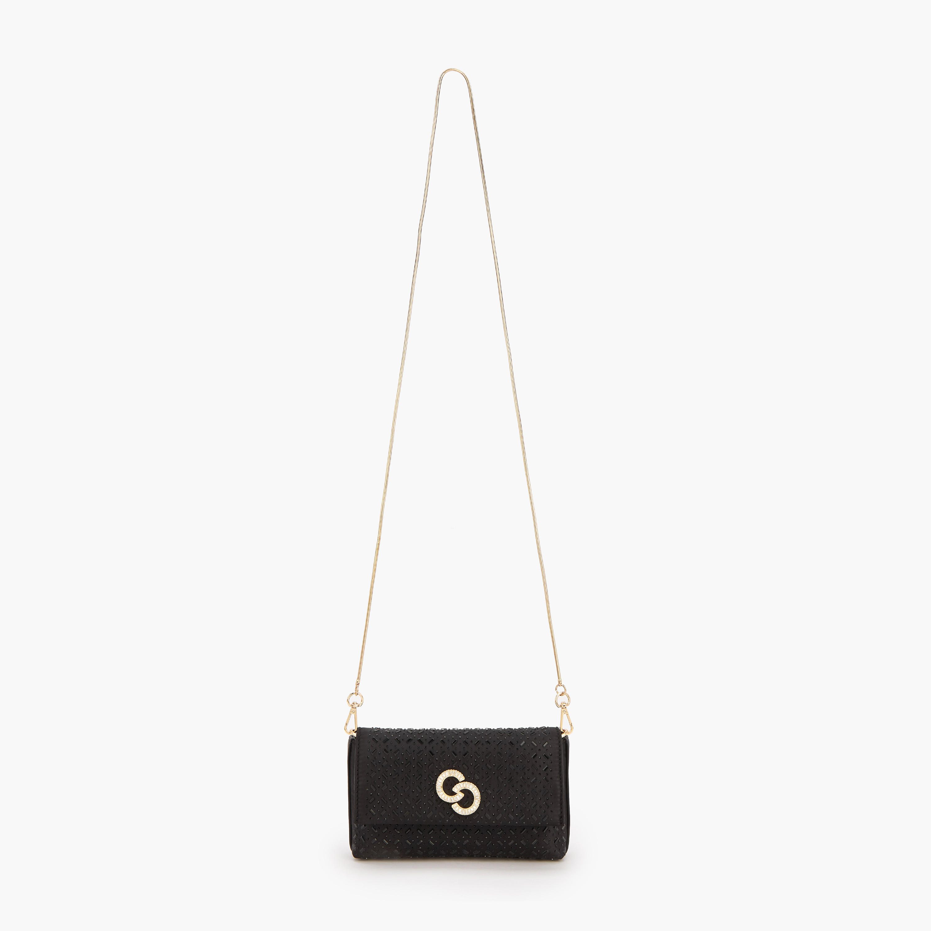 Celeste Embellished Crossbody Bag with Chain Strap-women-bagsandwallets-handbags-image-2