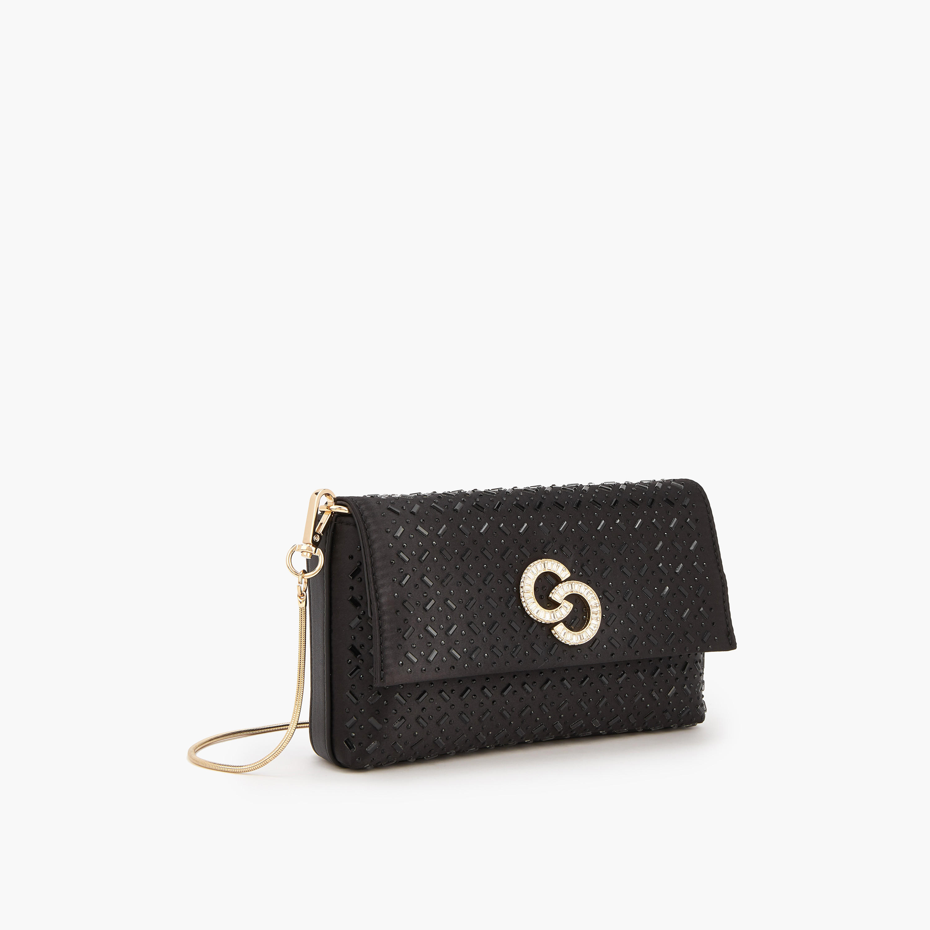 Celeste Embellished Crossbody Bag with Chain Strap-women-bagsandwallets-handbags-image-4