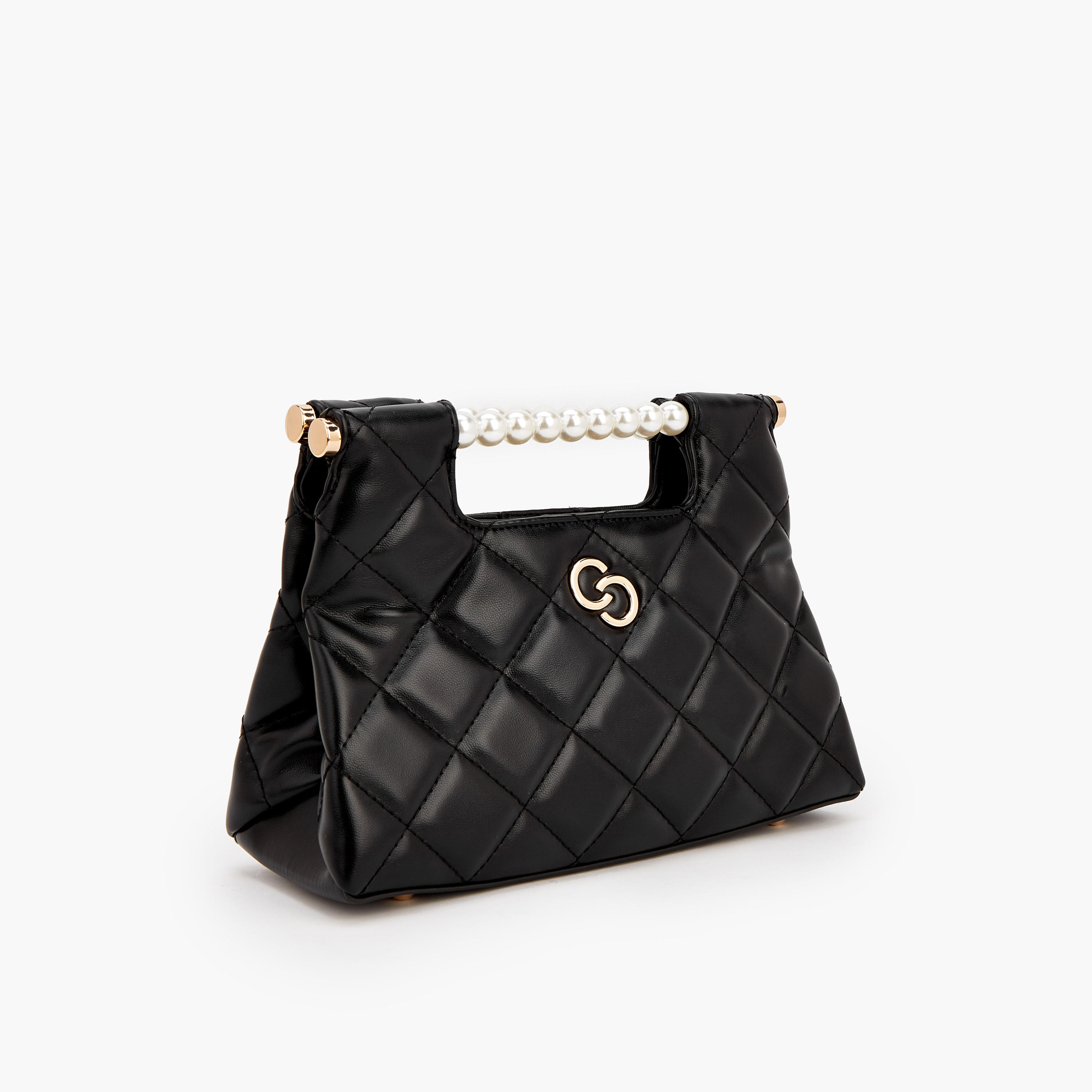 Celeste Quilted Shoulder Bag with Pearl Top Handle-women-bagsandwallets-handbags-image-3