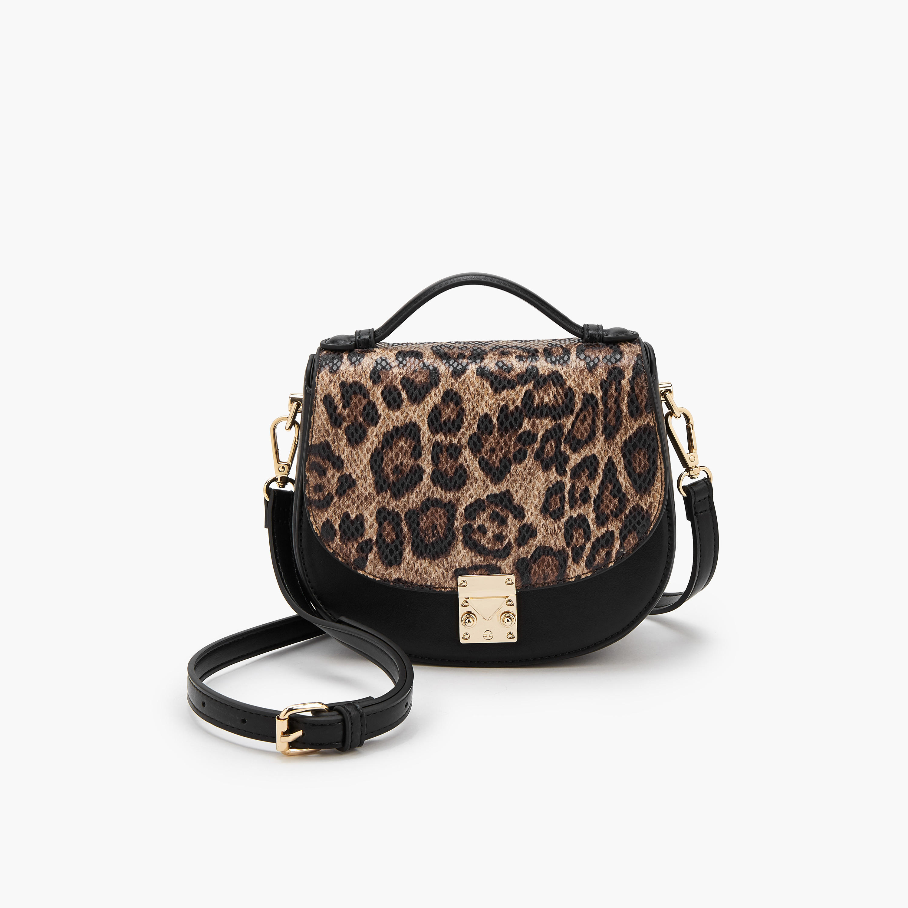 Celeste Animal Print Crossbody Bag with Detachable Strap-women-bagsandwallets-handbags-image-1