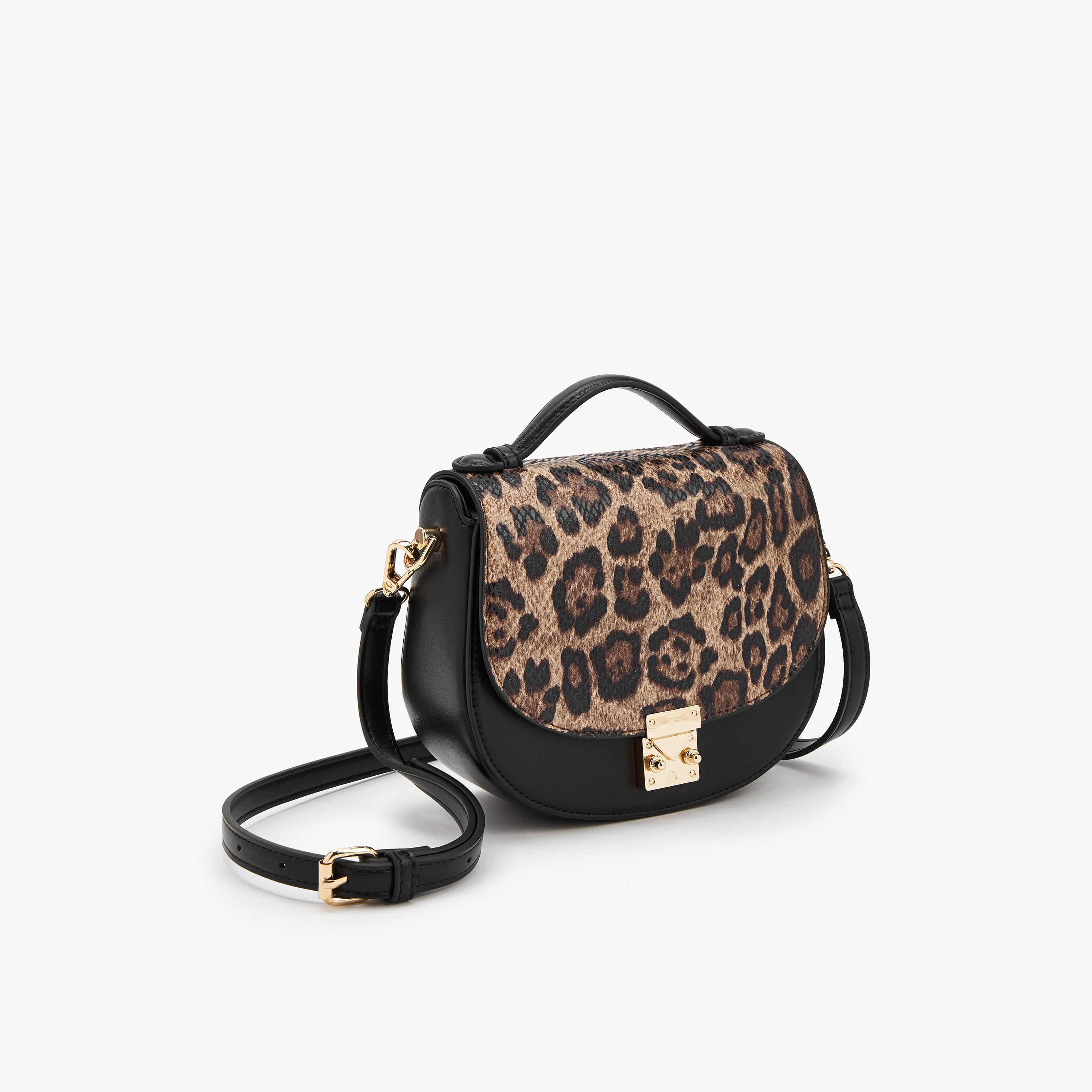 Celeste Animal Print Crossbody Bag with Detachable Strap-women-bagsandwallets-handbags-image-4