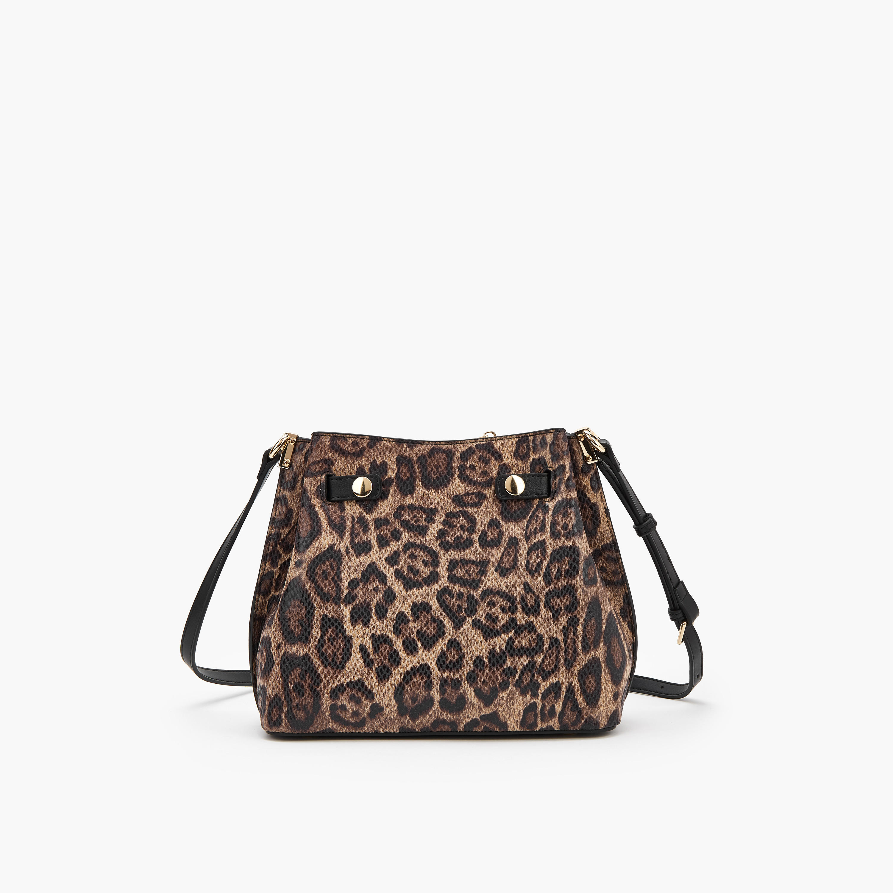 Celeste Animal Print Shoulder Bag with Adjustable Strap-women-bagsandwallets-handbags-image-6
