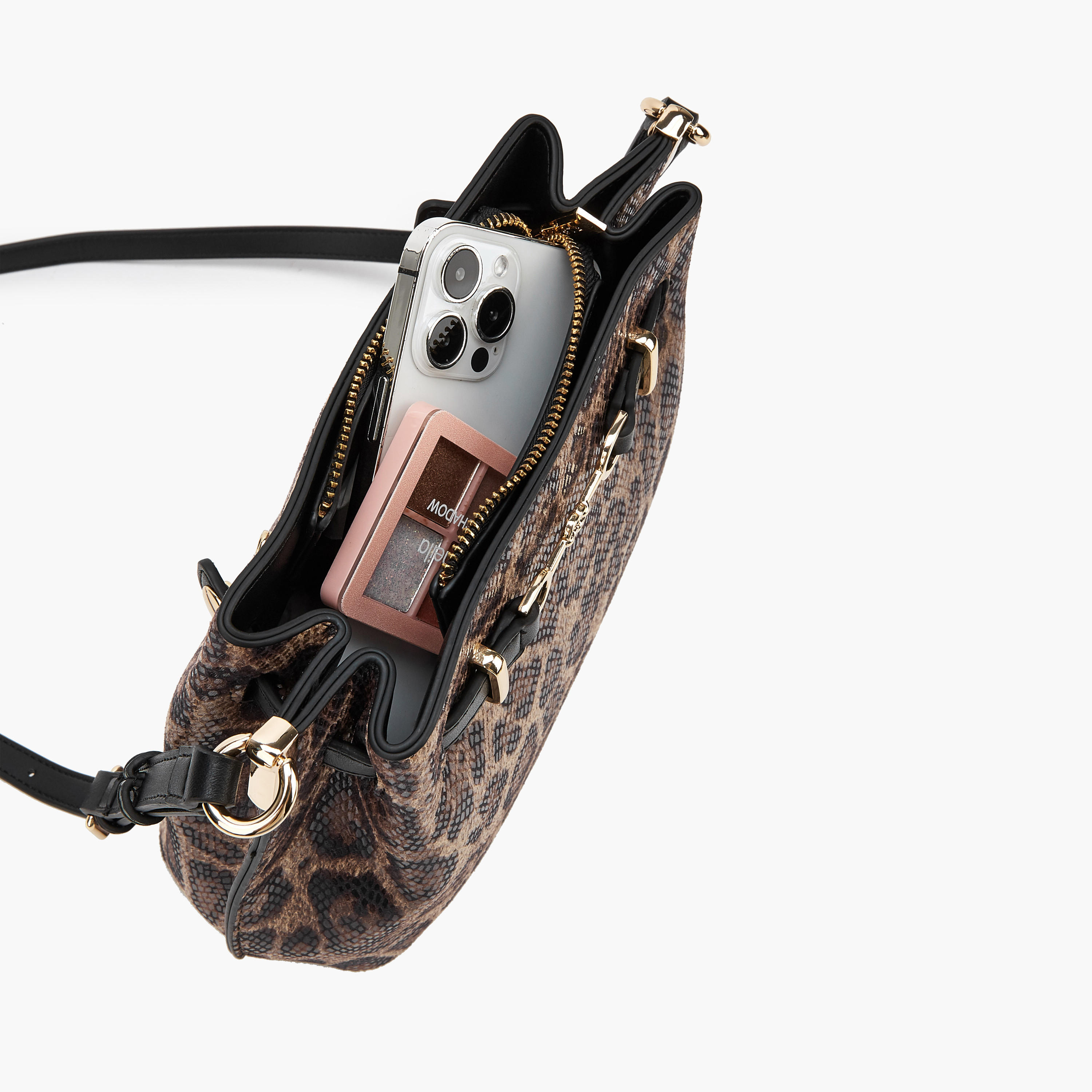 Celeste Animal Print Shoulder Bag with Adjustable Strap-women-bagsandwallets-handbags-image-7