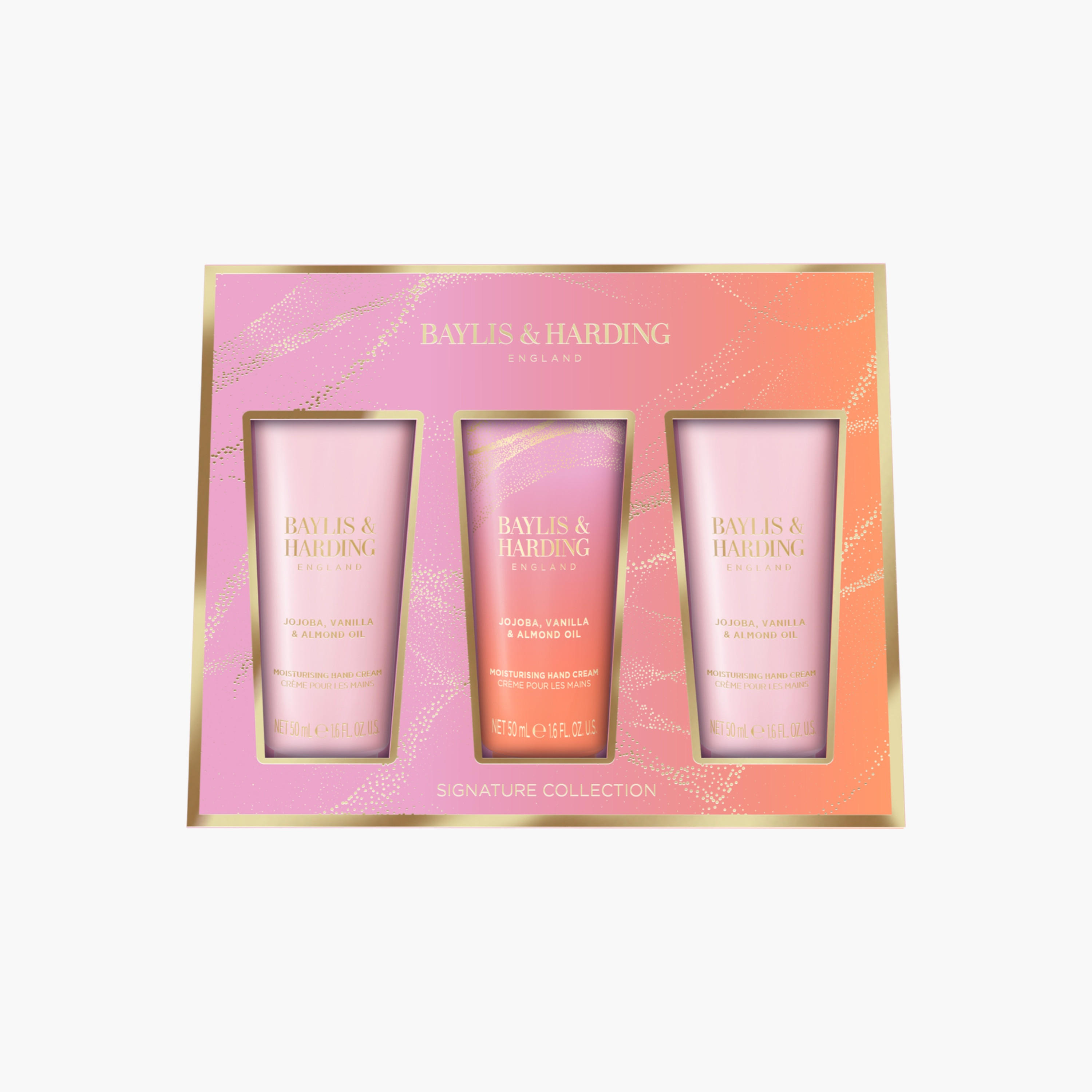 مجموعة كريم اليد باللوز والفانيليا والجوجوبا من بايلس أند هاردينج-beautyandpersonalcare-bathandbody-giftsets-image-1