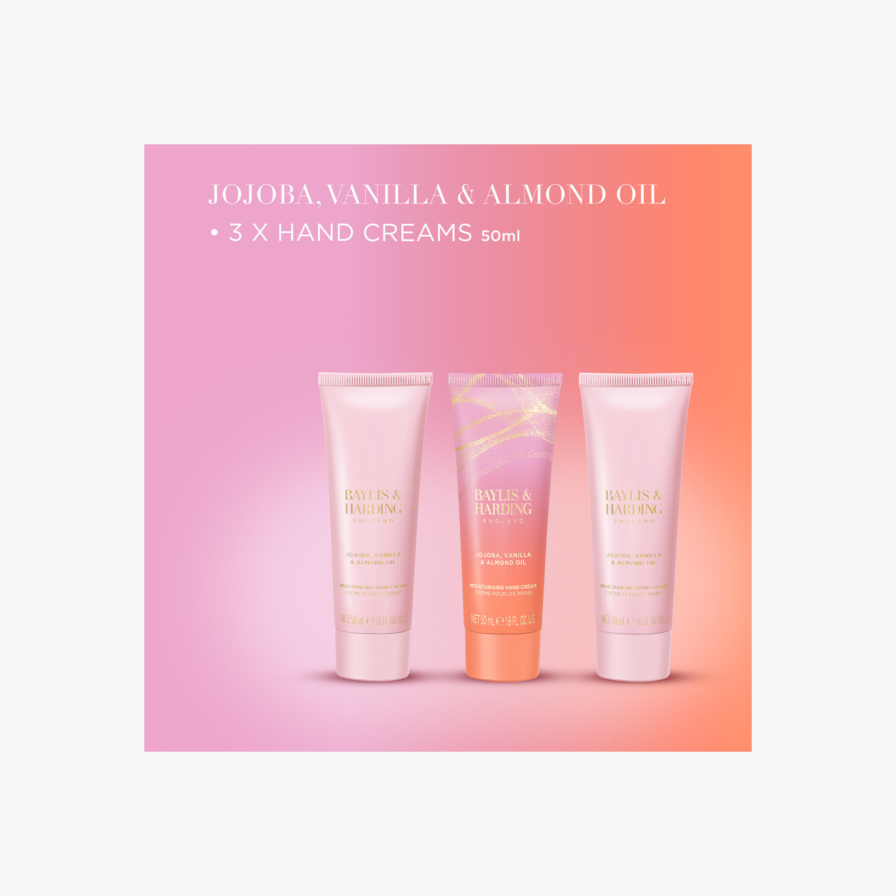 مجموعة كريم اليد باللوز والفانيليا والجوجوبا من بايلس أند هاردينج-beautyandpersonalcare-bathandbody-giftsets-image-4