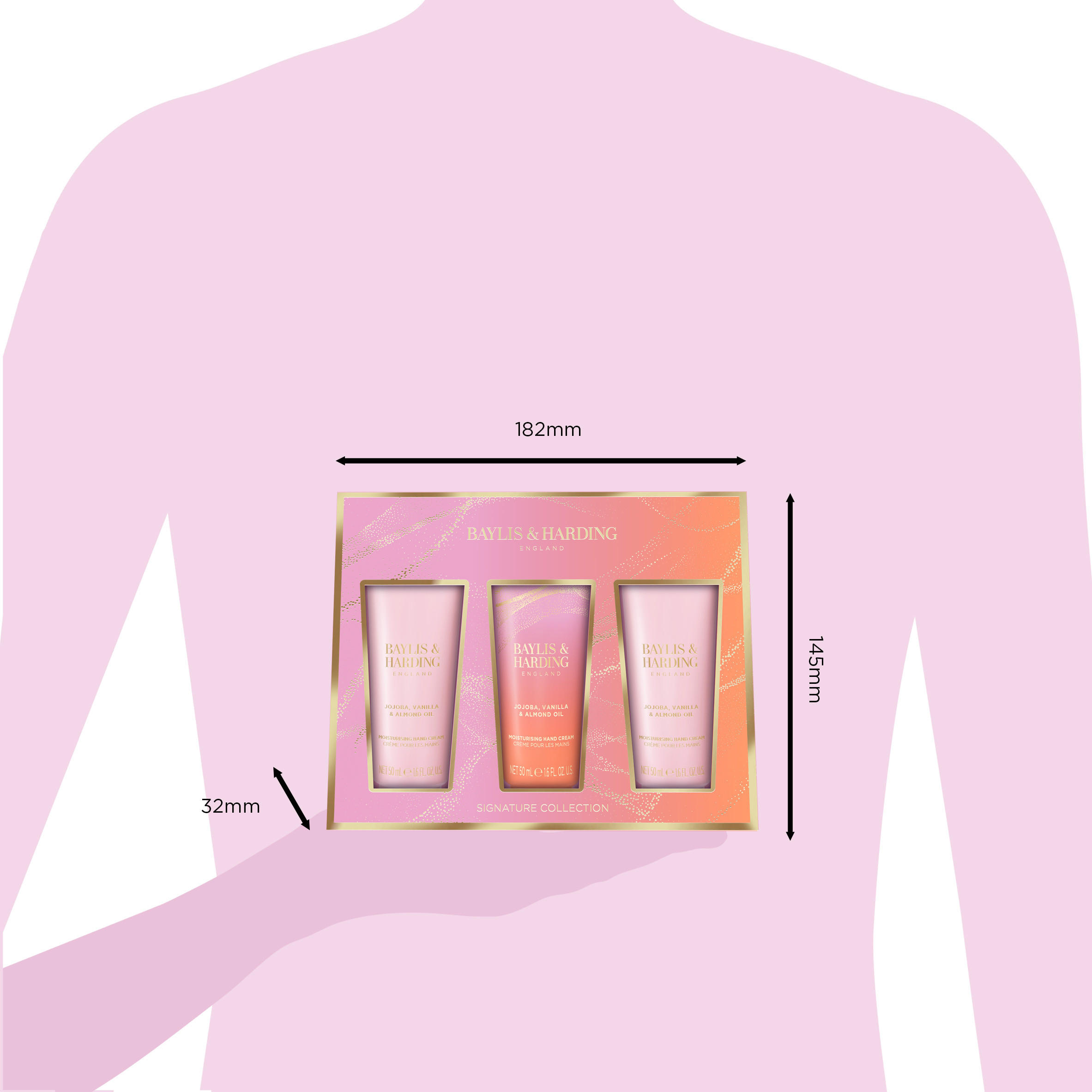 مجموعة كريم اليد باللوز والفانيليا والجوجوبا من بايلس أند هاردينج-beautyandpersonalcare-bathandbody-giftsets-image-7