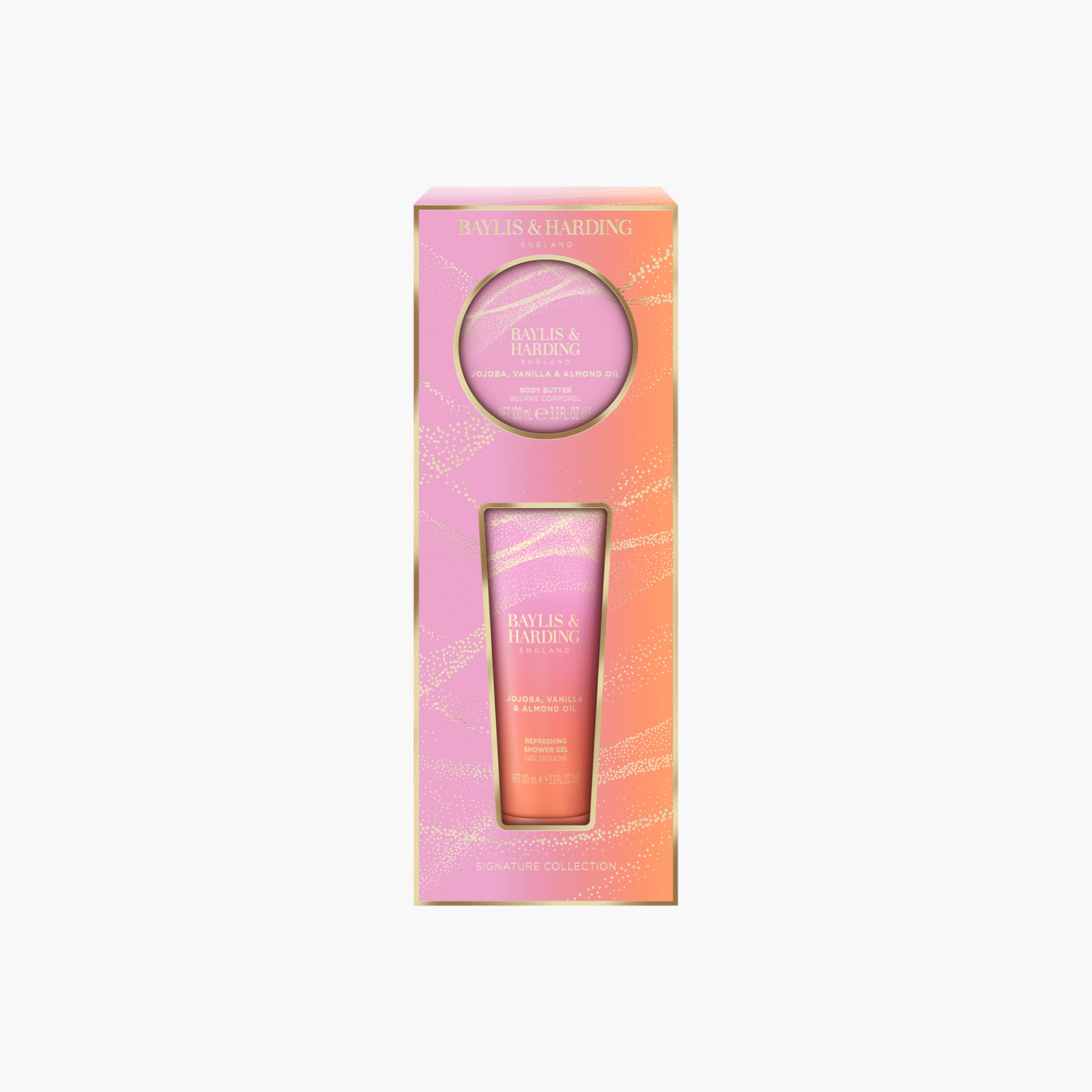 مجموعة الجوجوبا والفانيليا واللوز للعناية من بايلس أند هاردينج-beautyandpersonalcare-bathandbody-giftsets-image-1