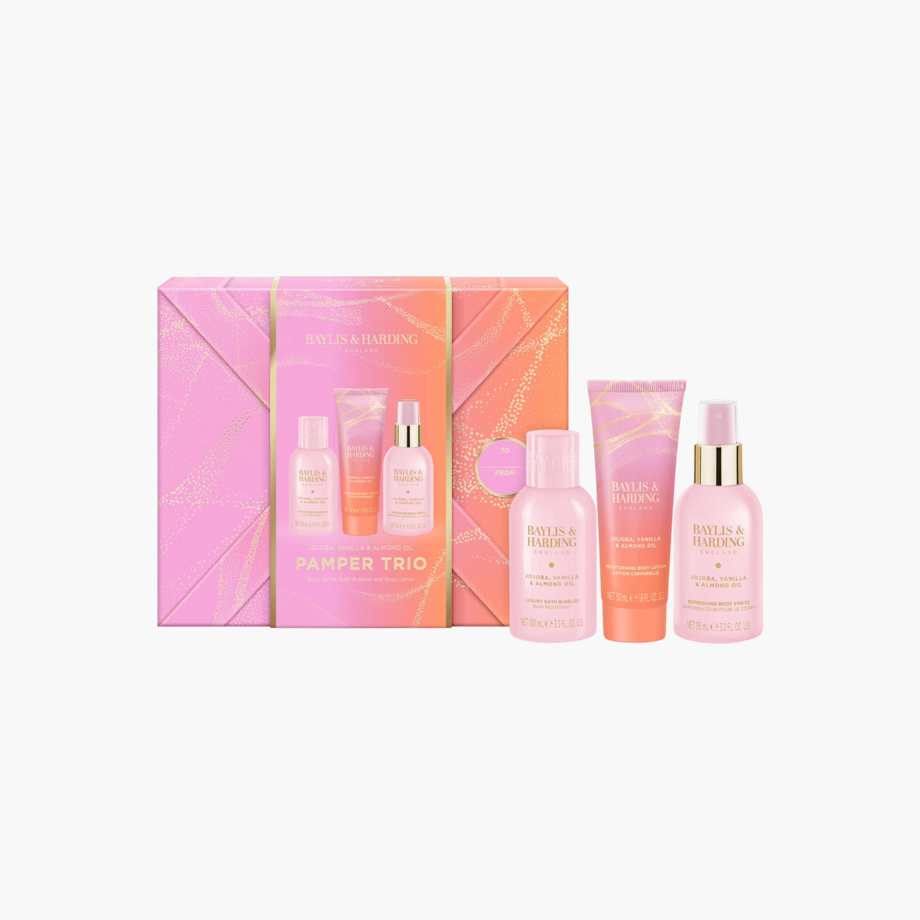 مجموعة هدايا ثلاثية للعناية من بايلس أند هاردينج-beautyandpersonalcare-bathandbody-giftsets-image-3