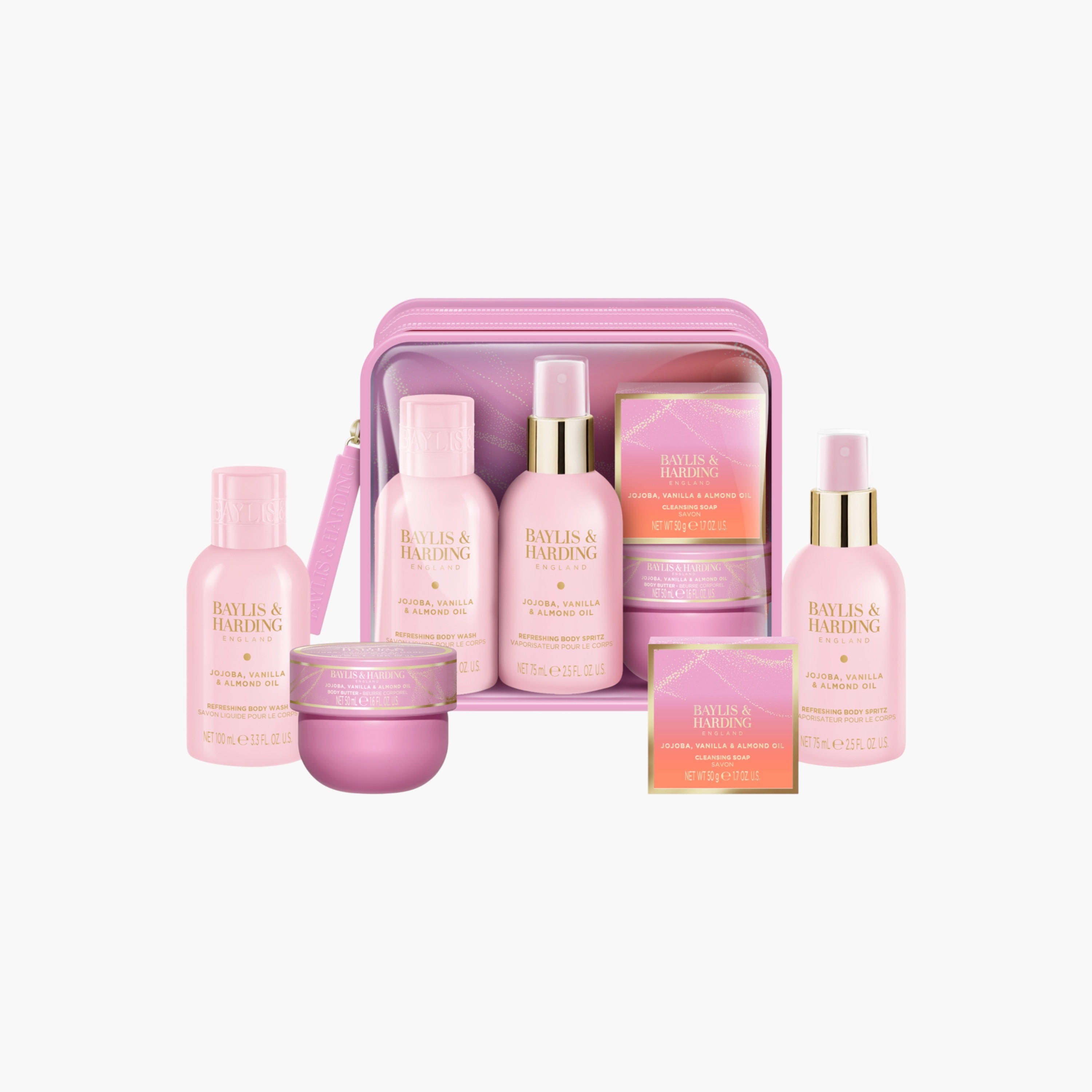 مجموعة سفر الجوجوبا والفانيليا واللوز من بايلس أند هاردينج-beautyandpersonalcare-bathandbody-giftsets-image-3