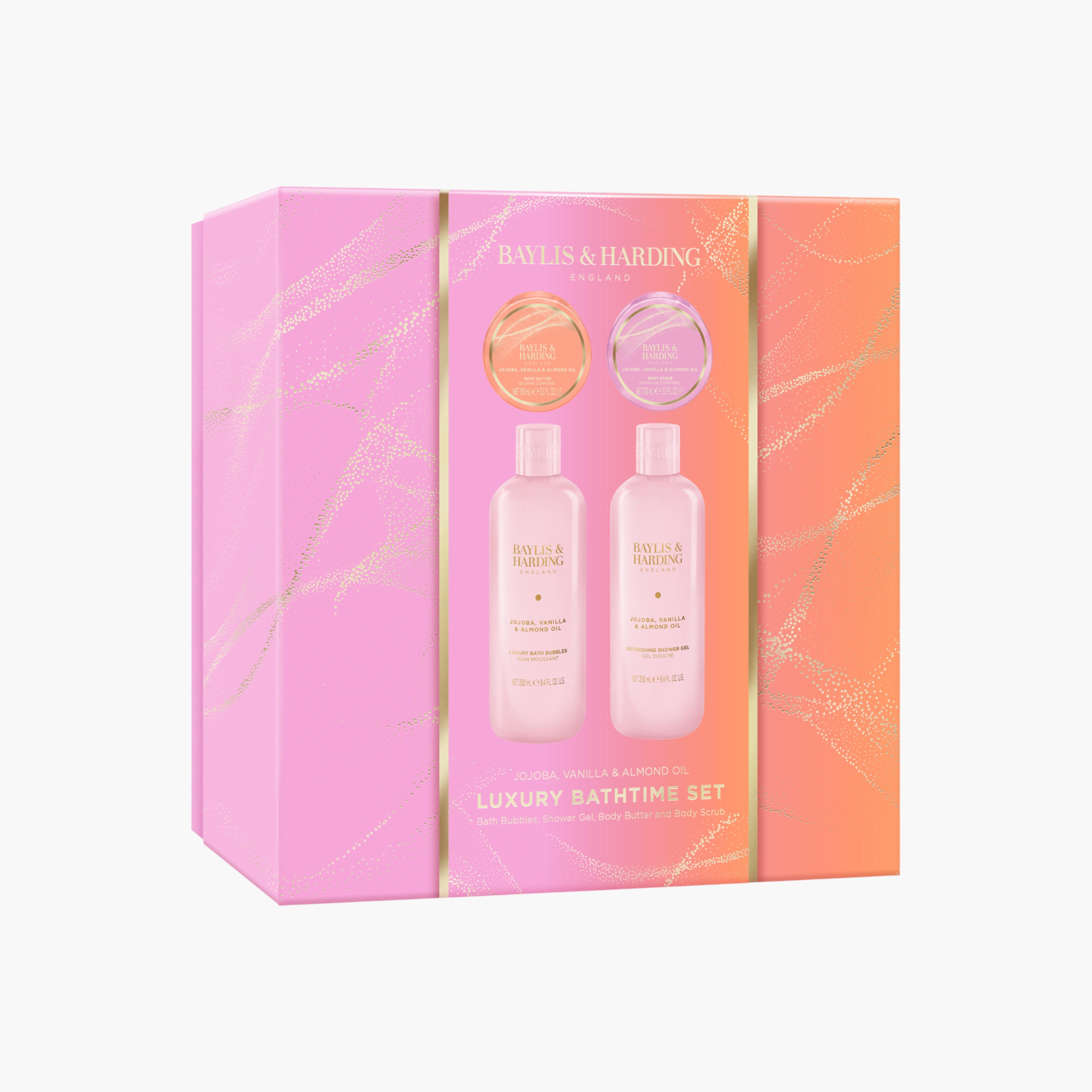 مجموعة الجوجوبا والفانيليا واللوز الفاخرة من بايلس أند هاردينج-beautyandpersonalcare-bathandbody-giftsets-image-2