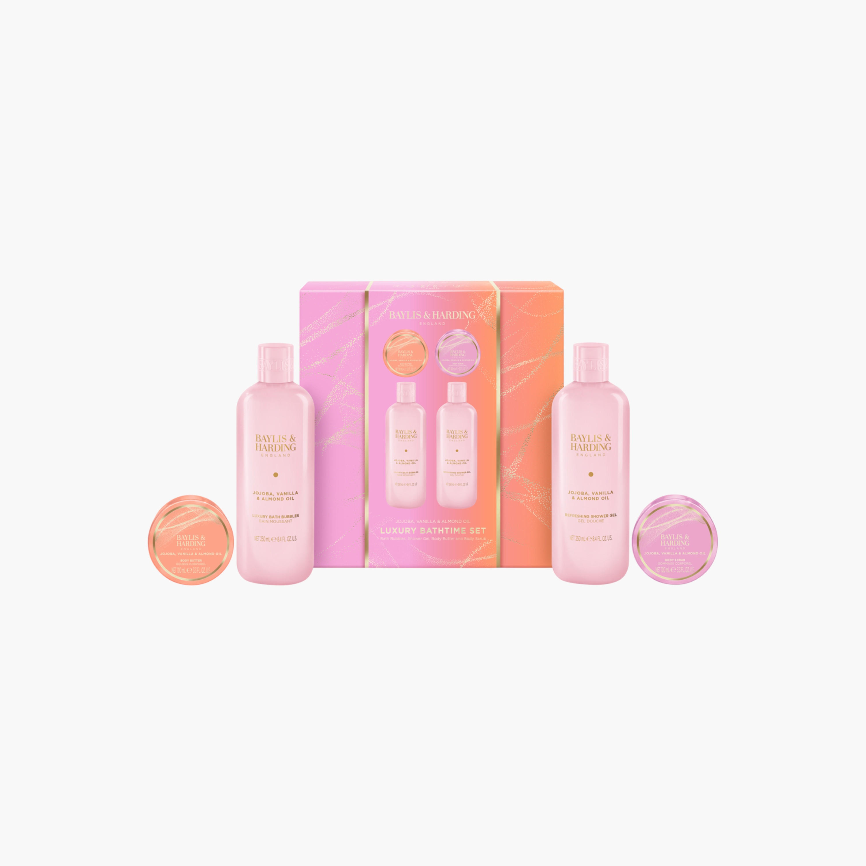 مجموعة الجوجوبا والفانيليا واللوز الفاخرة من بايلس أند هاردينج-beautyandpersonalcare-bathandbody-giftsets-image-3