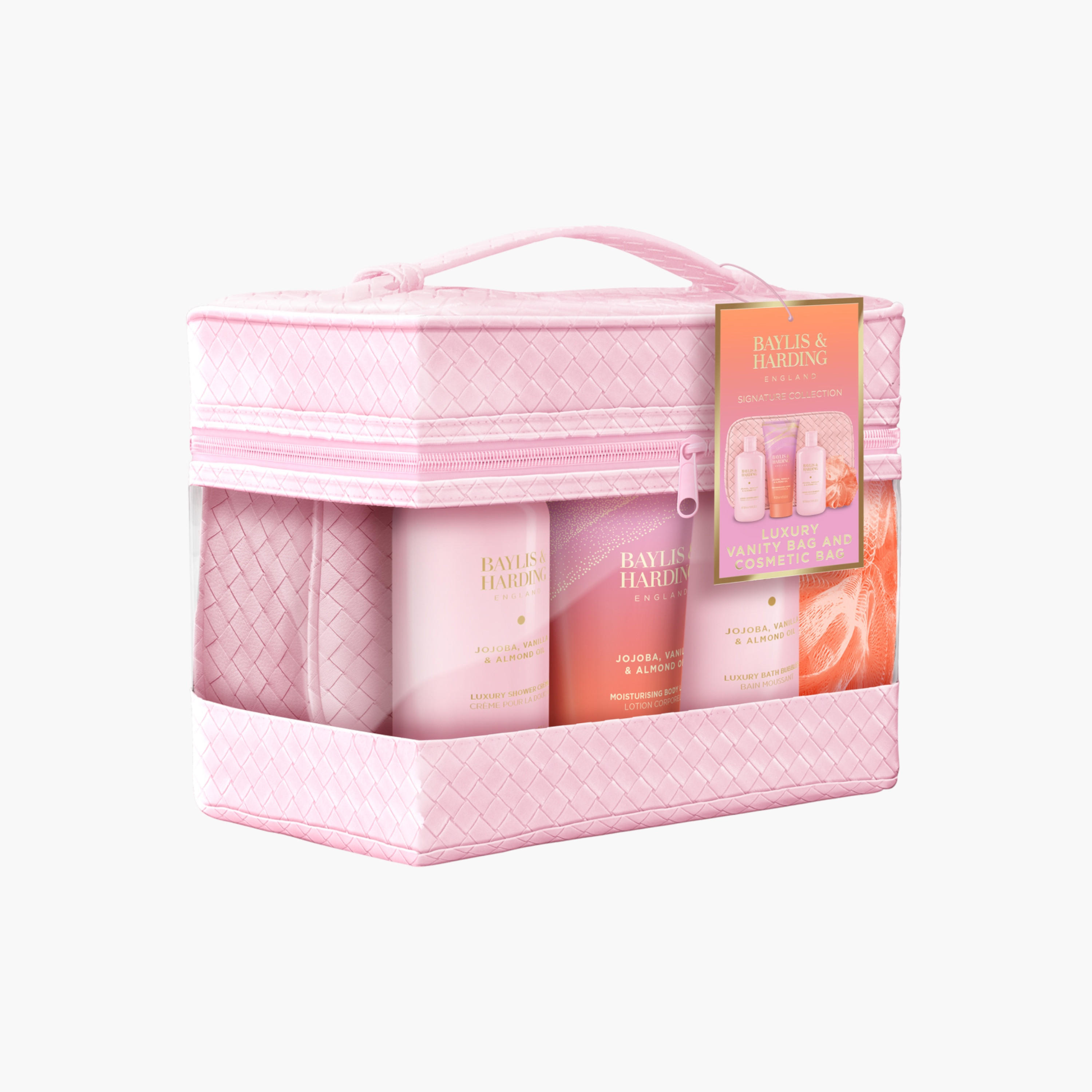 مجموعة هدايا حقيبة مستحضرات وردية من بايلس أند هاردينج-beautyandpersonalcare-bathandbody-giftsets-image-2