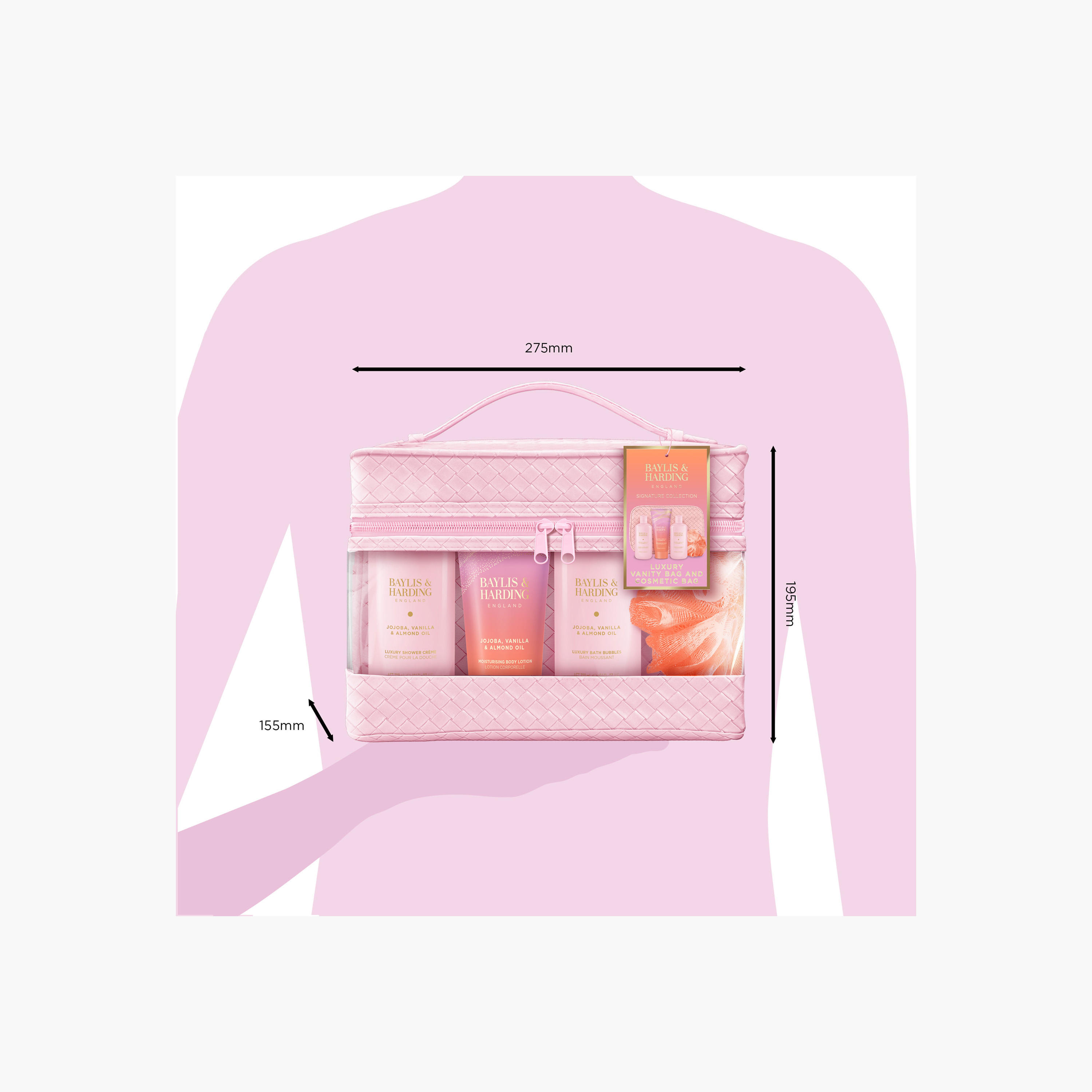 مجموعة هدايا حقيبة مستحضرات وردية من بايلس أند هاردينج-beautyandpersonalcare-bathandbody-giftsets-image-7