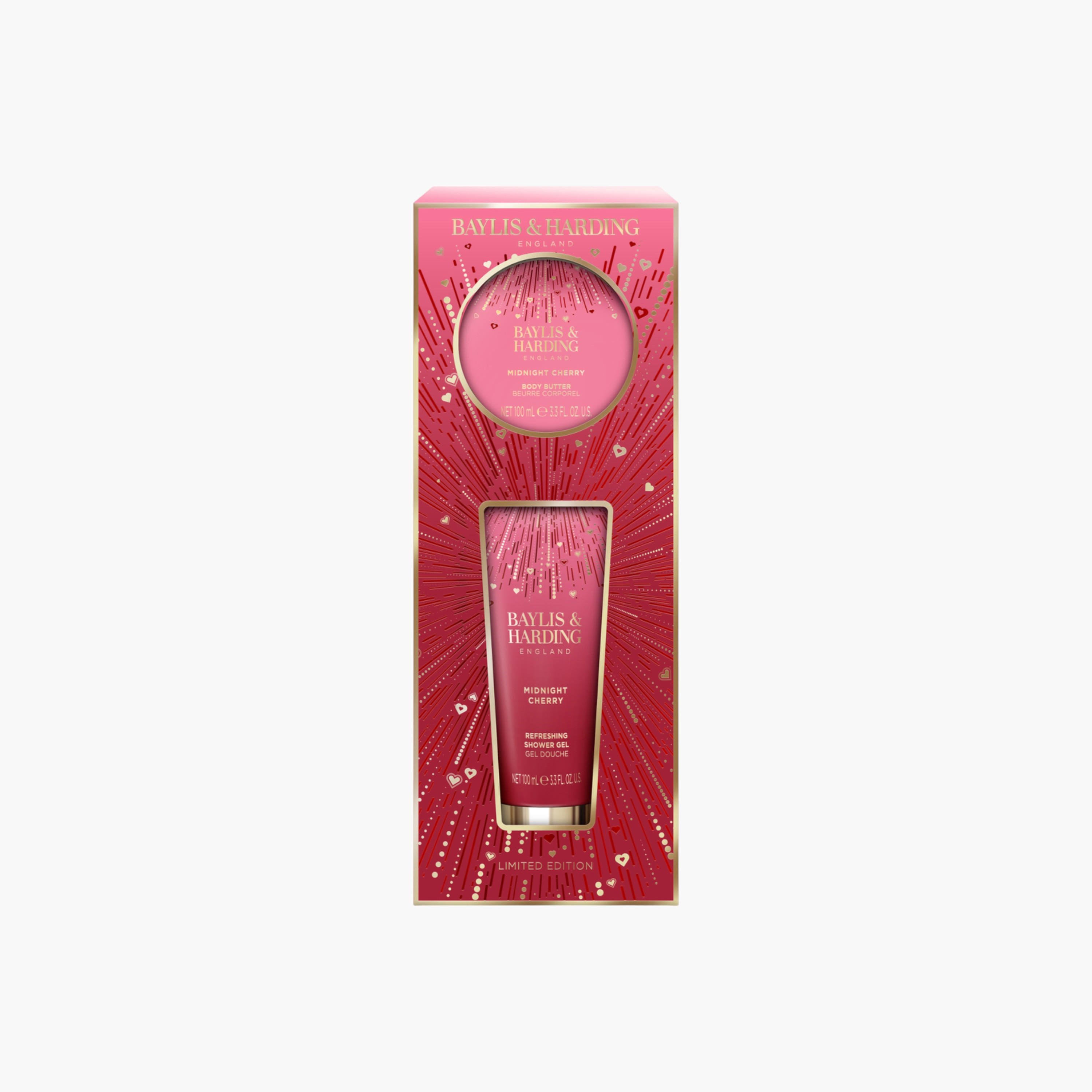 Baylis & Harding Midnight Cherry Pamper Duo Gift Set-beautyandpersonalcare-giftsets-image-1
