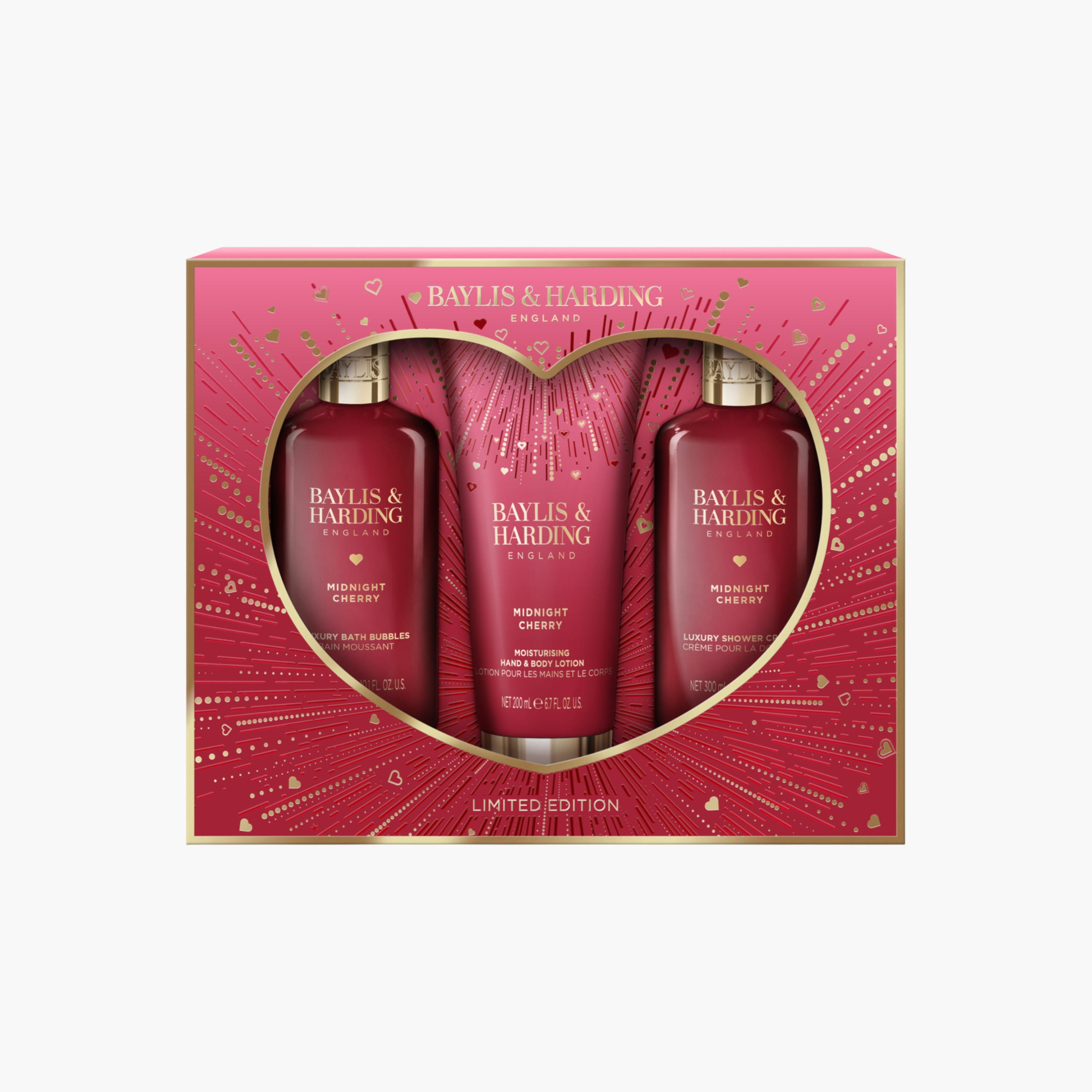 مجموعة هدايا استحمام ميدنايت تشيري من بايلس أند هاردينج-beautyandpersonalcare-giftsets-image-1