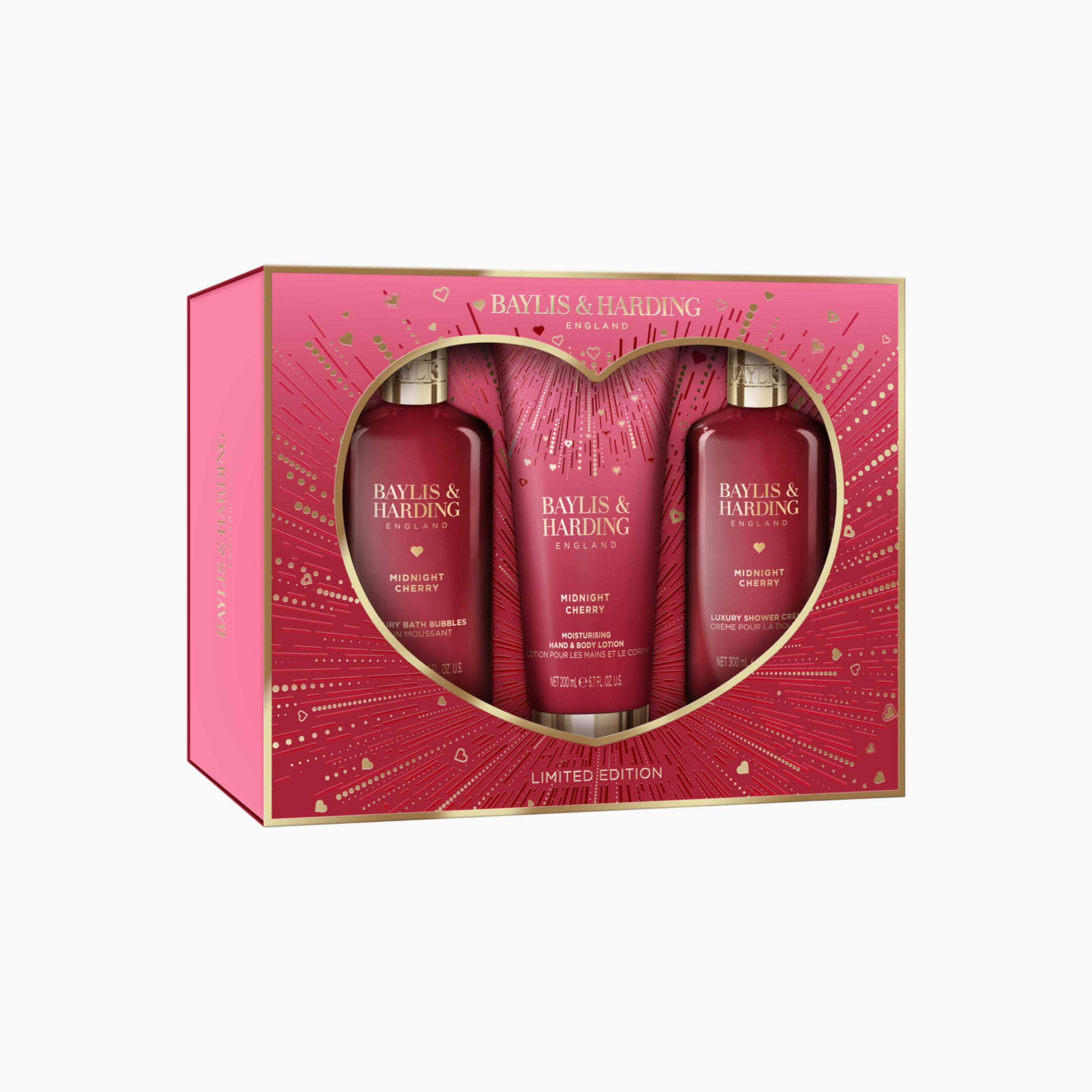 مجموعة هدايا استحمام ميدنايت تشيري من بايلس أند هاردينج-beautyandpersonalcare-giftsets-image-2