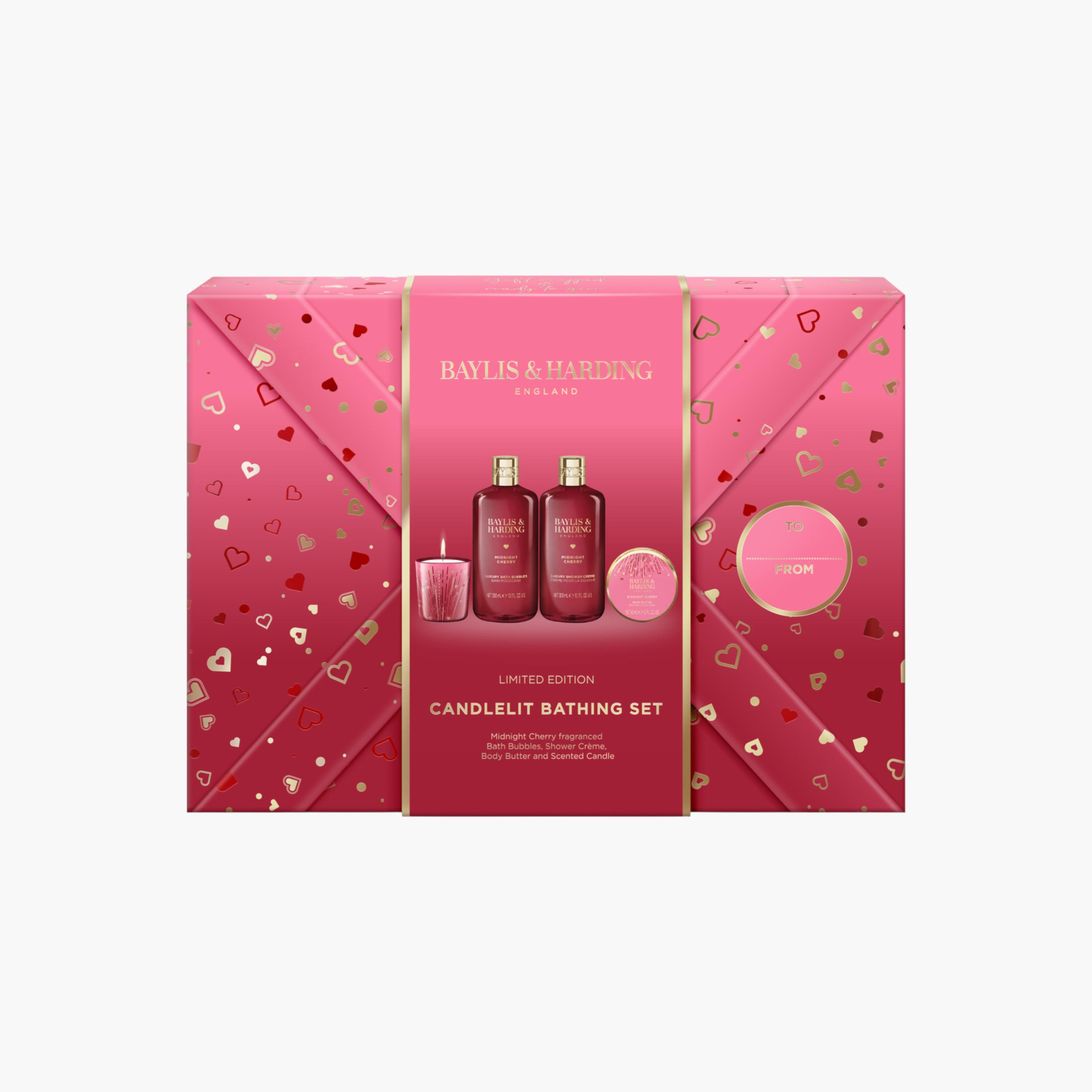مجموعة استحمام مضيئة برائحة كرز منتصف الليل من بايلس أند هاردينج-beautyandpersonalcare-giftsets-image-8