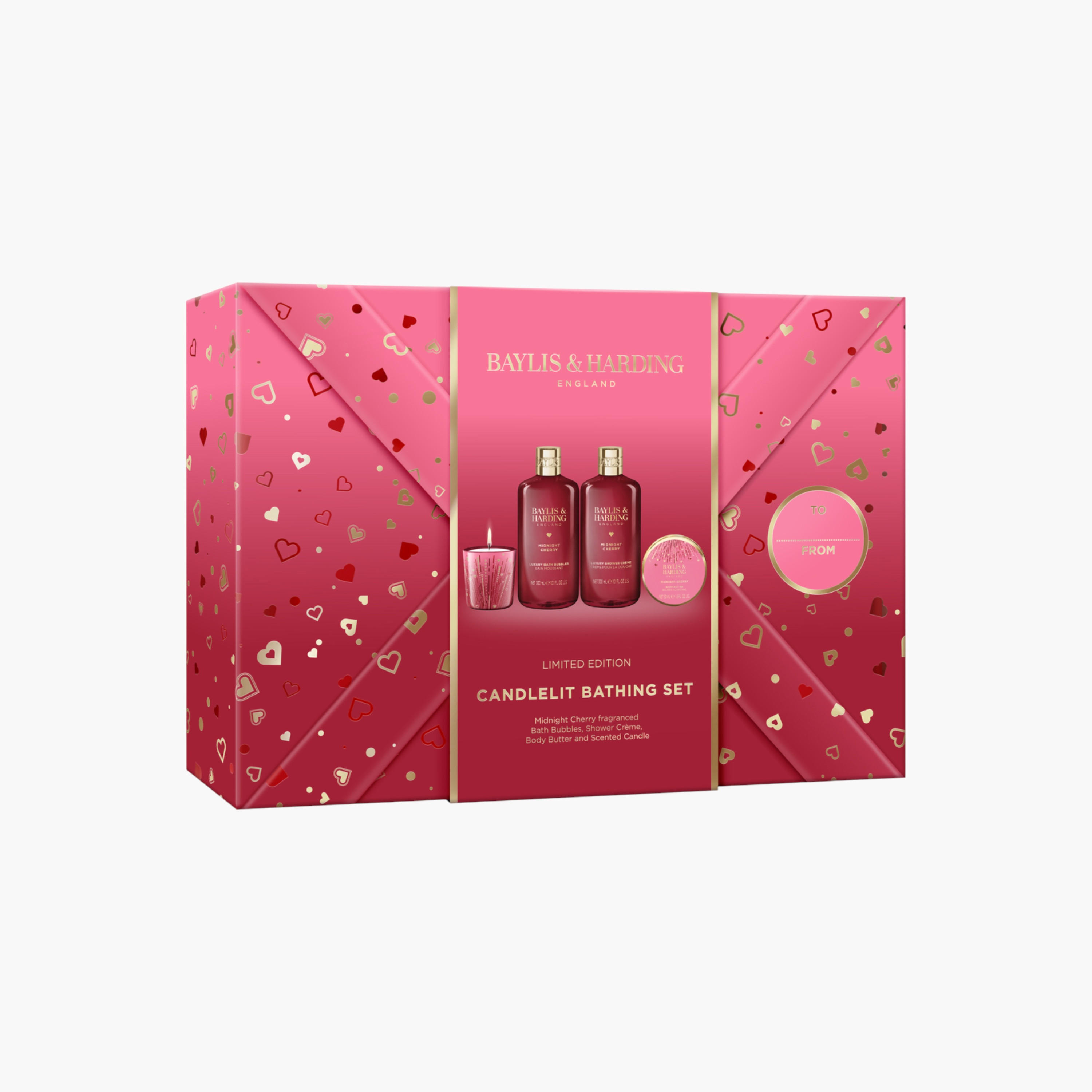 مجموعة استحمام مضيئة برائحة كرز منتصف الليل من بايلس أند هاردينج-beautyandpersonalcare-giftsets-image-7