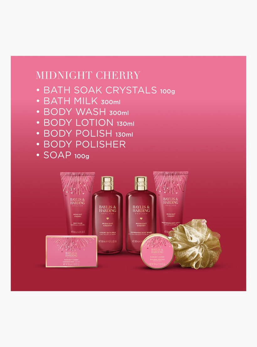 Baylis & Harding Midnight Cherry Luxury Pamper Set-beautyandpersonalcare-giftsets-image-4