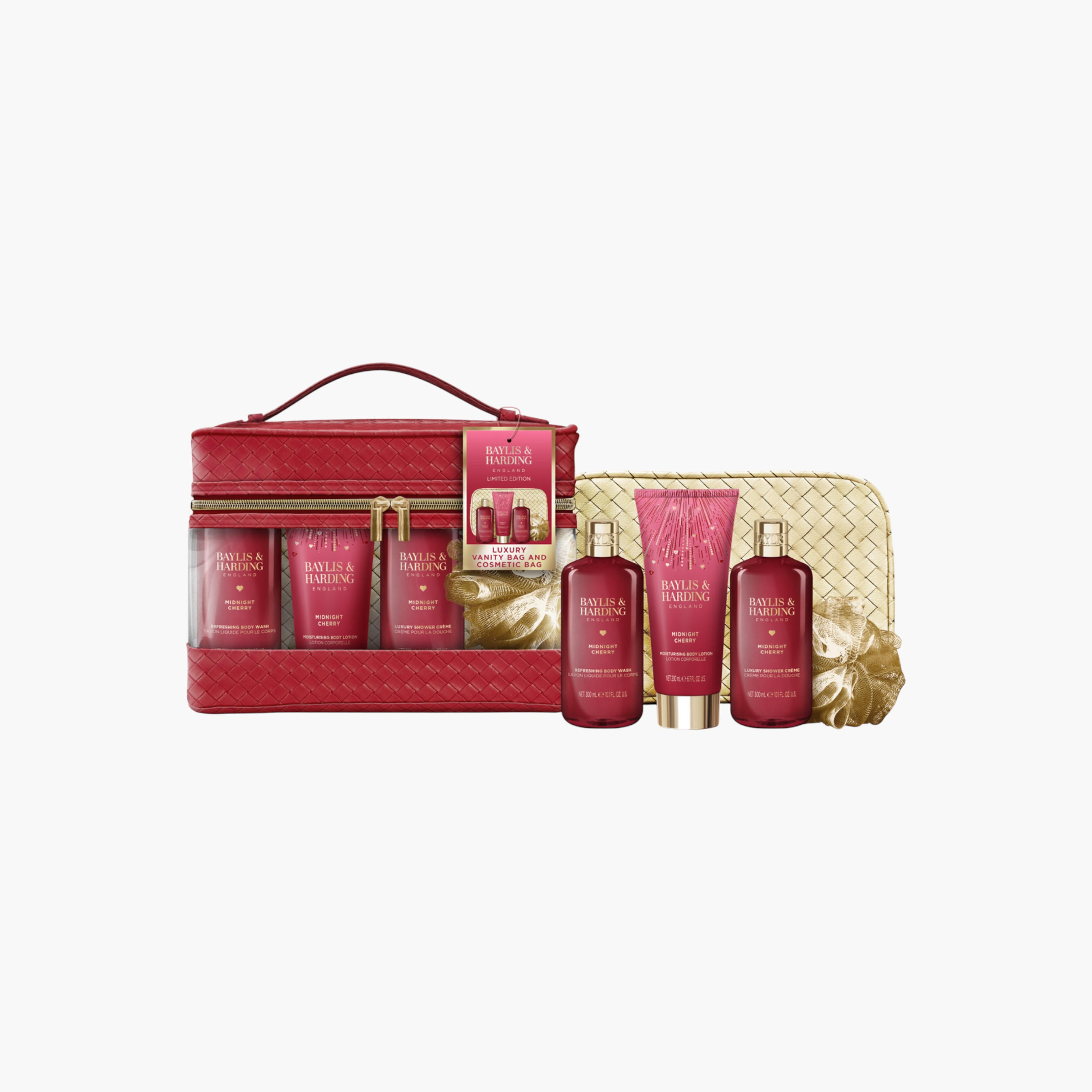 طقم حقيبة مستحضرات تجميل حمراء منسوجة من بايلس أند هاردينج-beautyandpersonalcare-giftsets-image-3