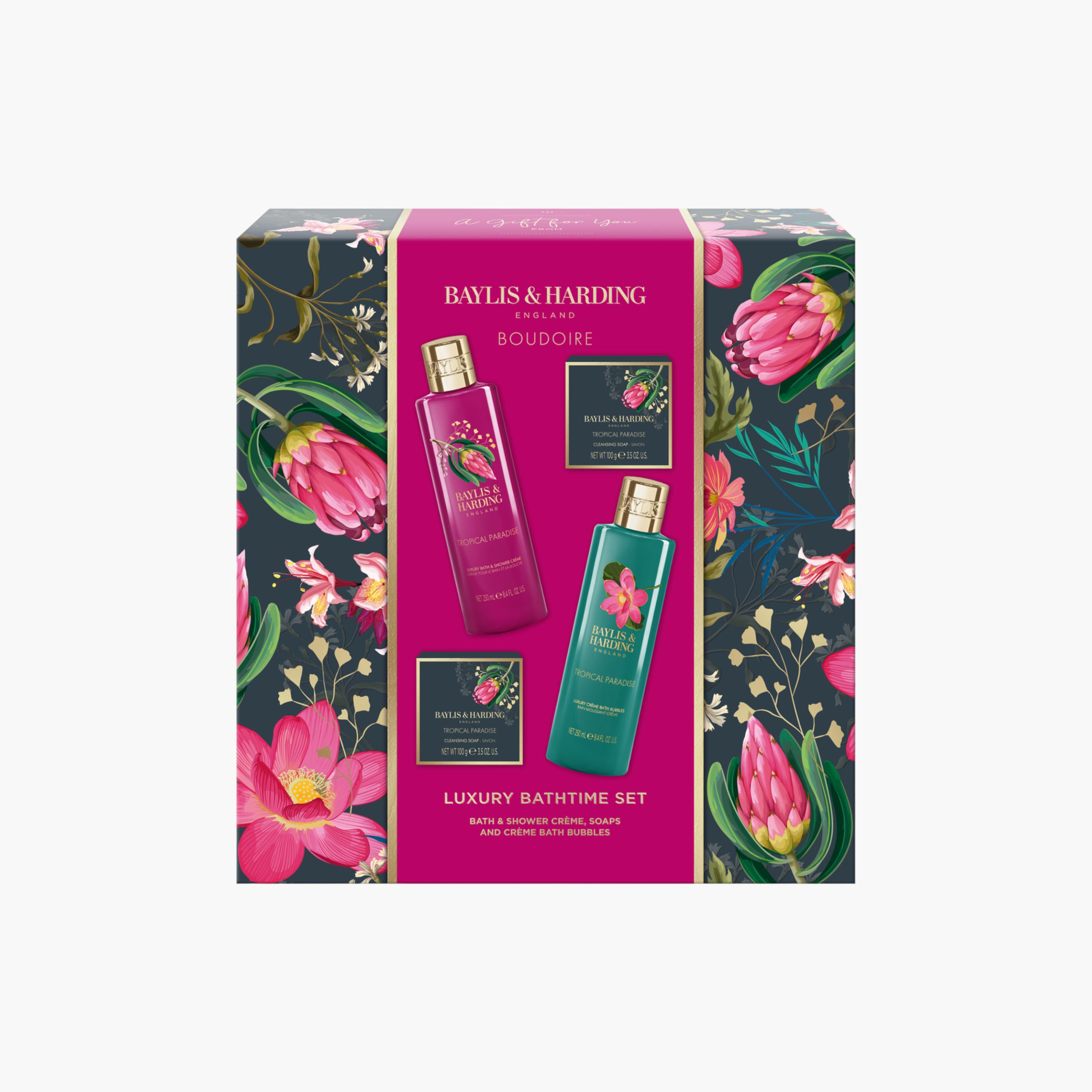Baylis & Harding Tropical Paradise Bathing Gift Set-beautyandpersonalcare-bathandbody-giftsets-image-1
